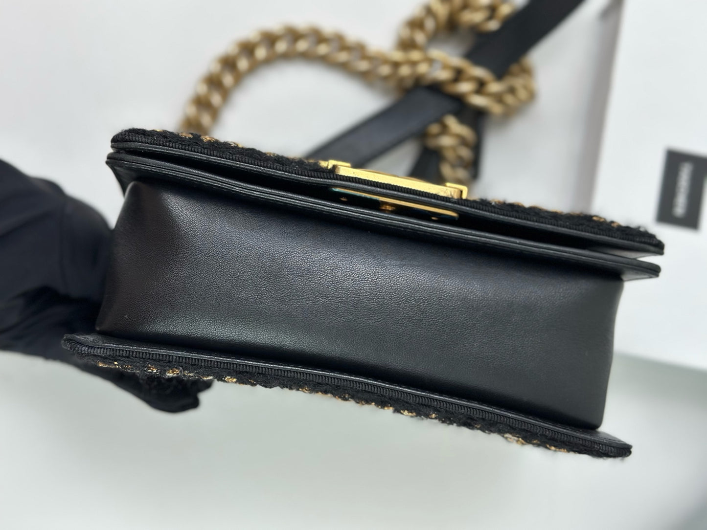 Chanel - Boy Bag - Leather - Black - (small)