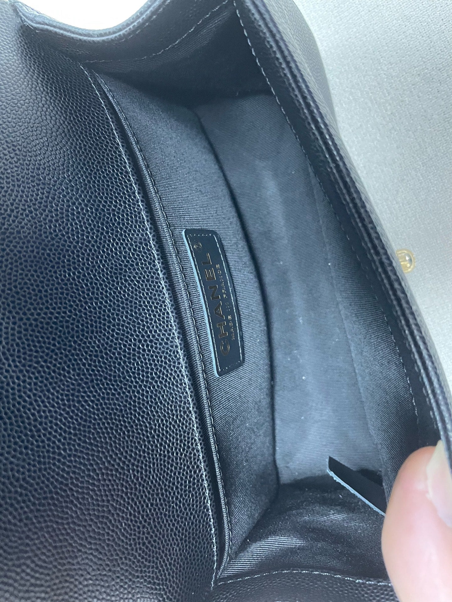 Chanel - Boy Bag - Leather - Black - (small)