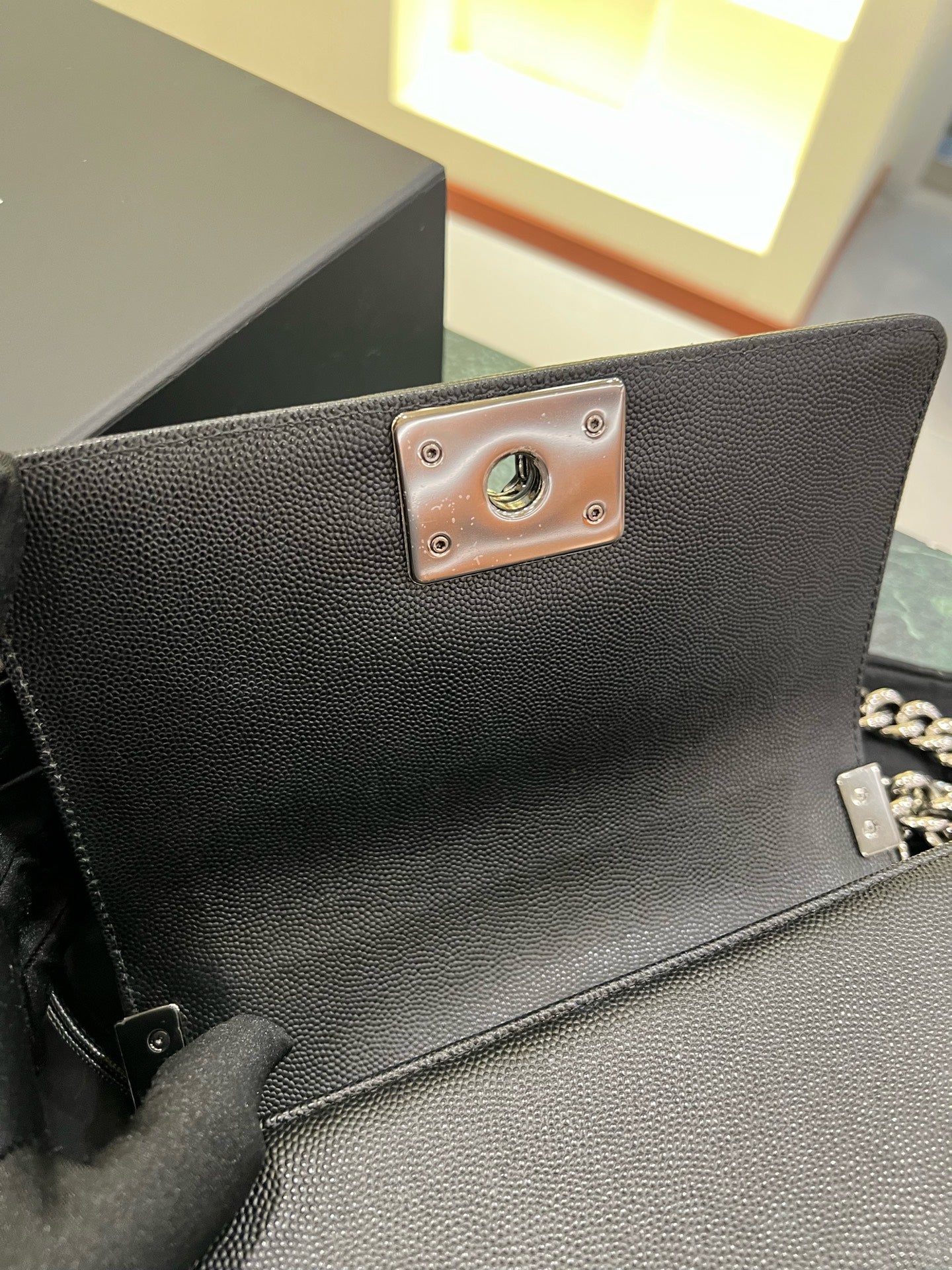 Chanel - Boy Bag - Leather - Black - (small)