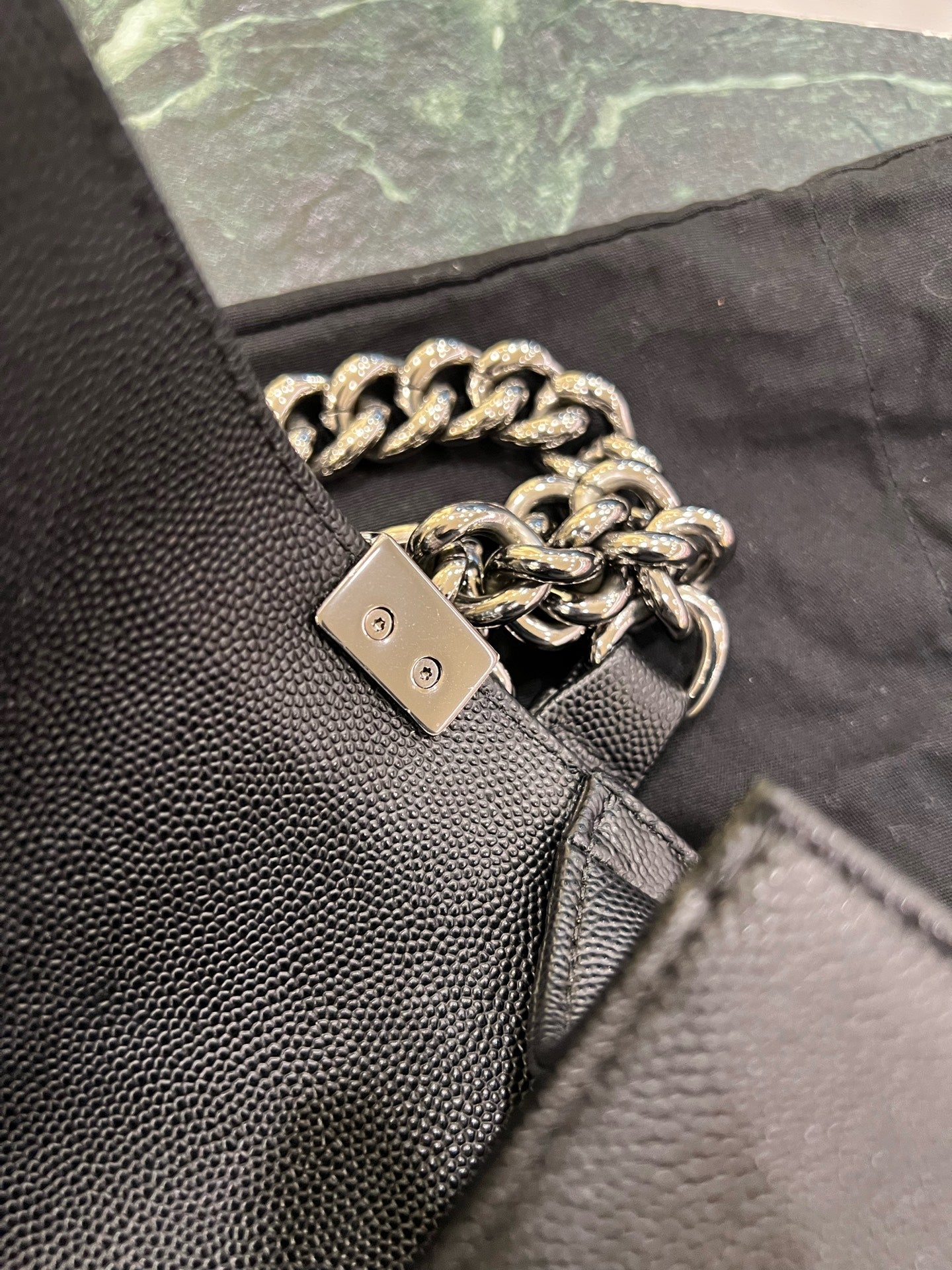 Chanel - Boy Bag - Leather - Black - (small)