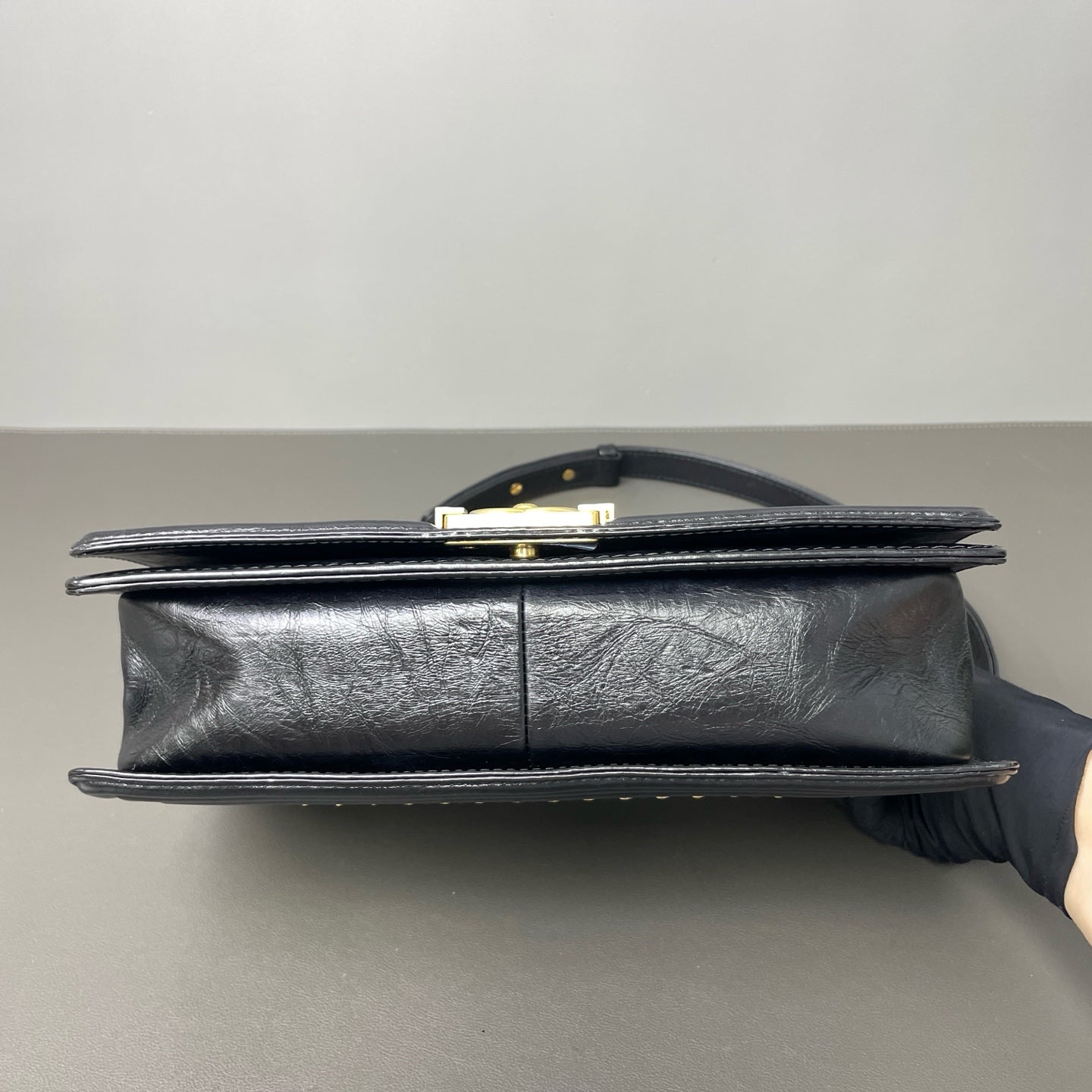 Chanel - Boy Bag - Leather - Black - (small)