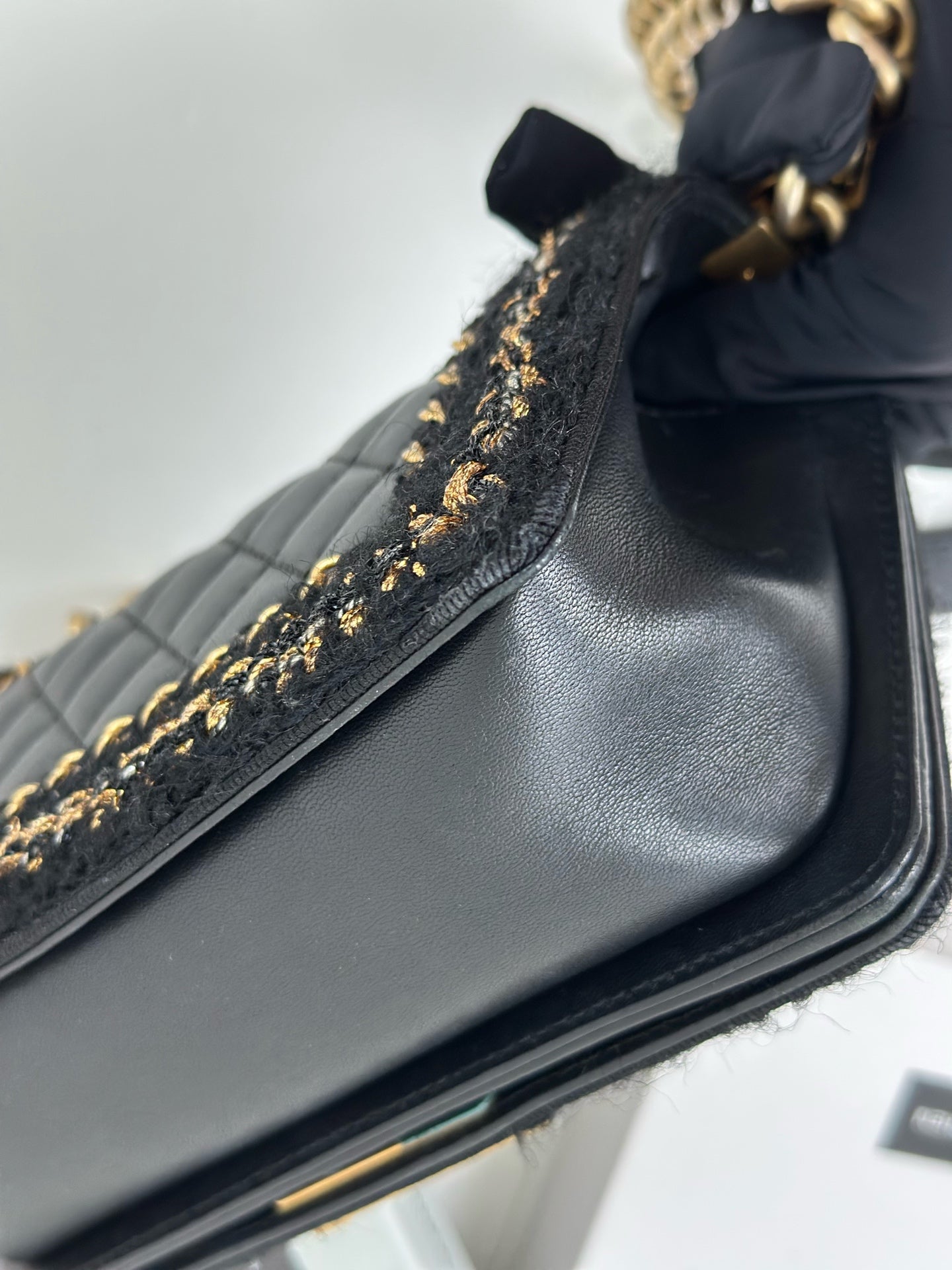 Chanel - Boy Bag - Leather - Black - (small)