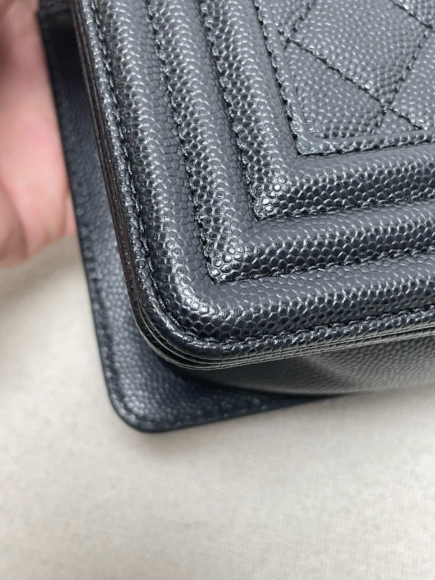 Chanel - Boy Bag - Leather - Black - (small)