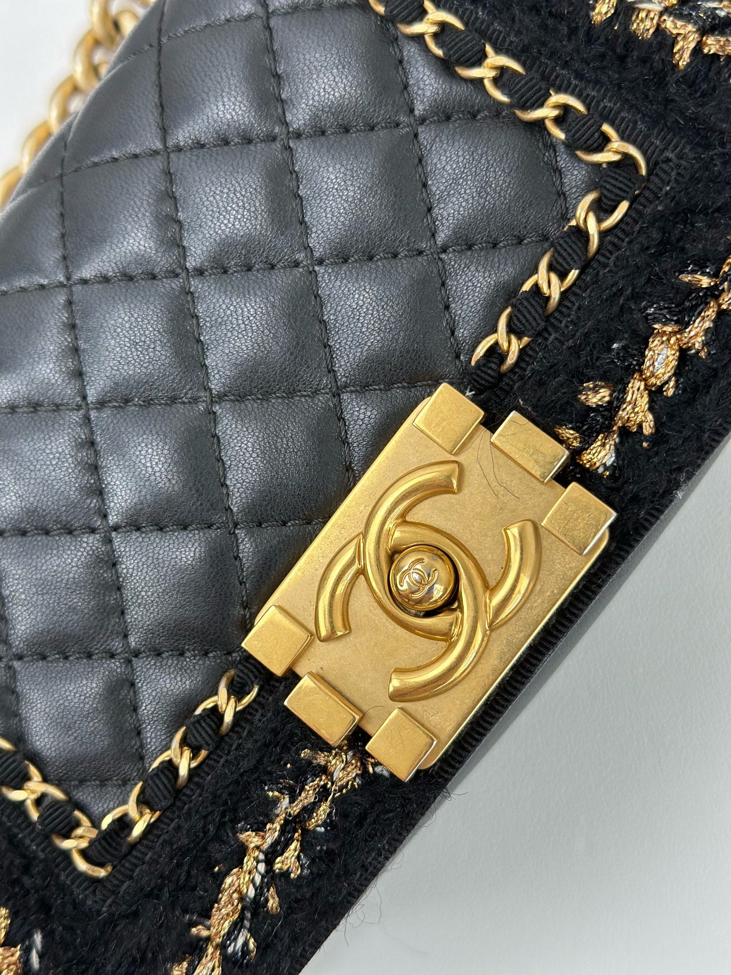Chanel - Boy Bag - Leather - Black - (small)