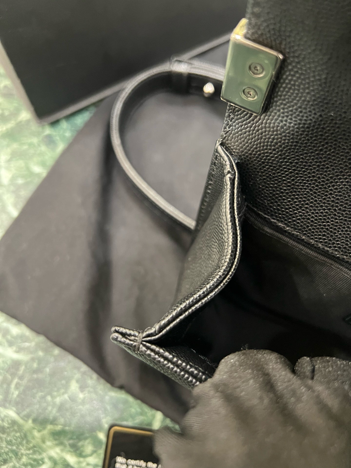 Chanel - Boy Bag - Leather - Black - (small)
