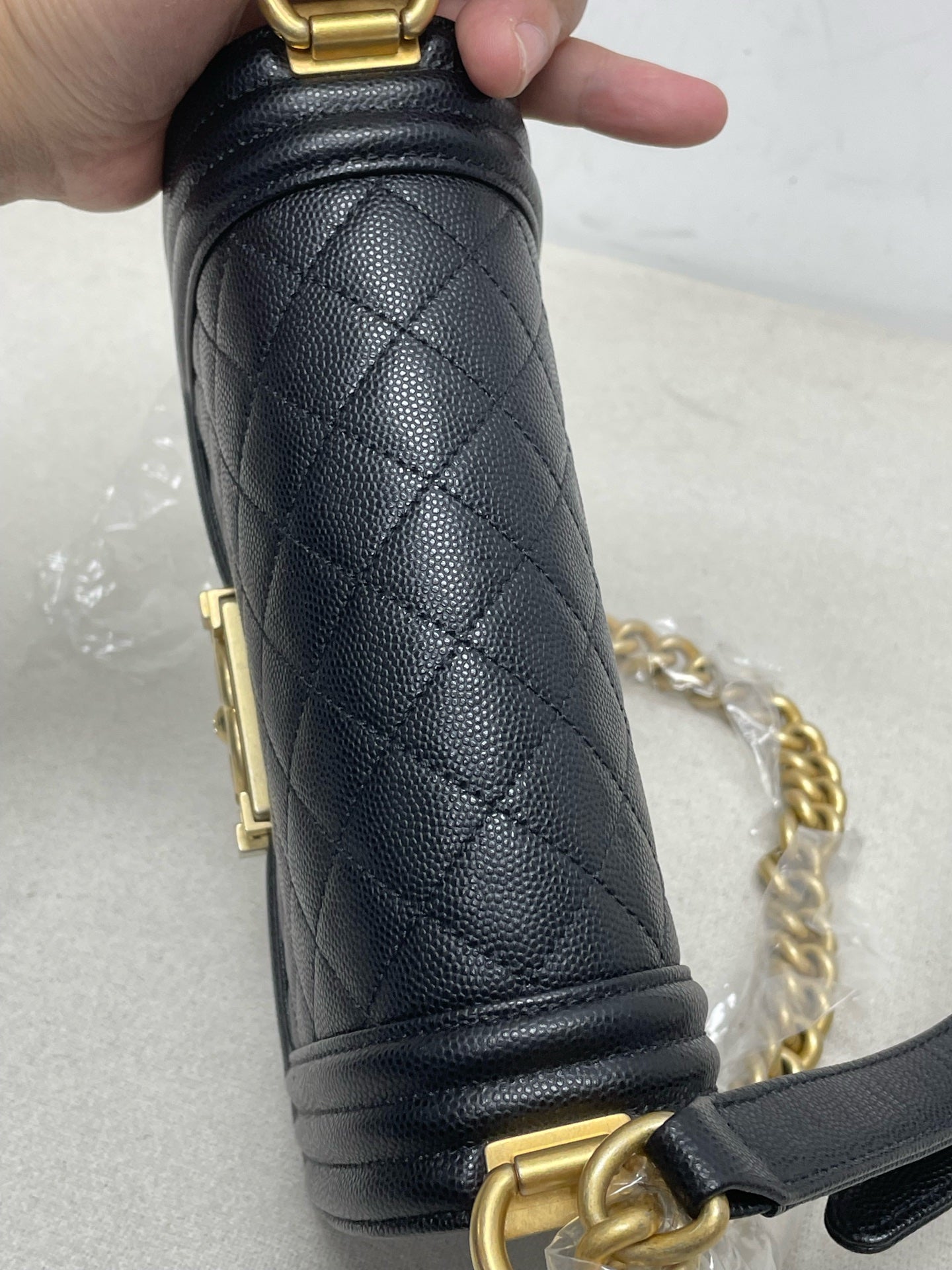 Chanel - Boy Bag - Leather - Black - (small)