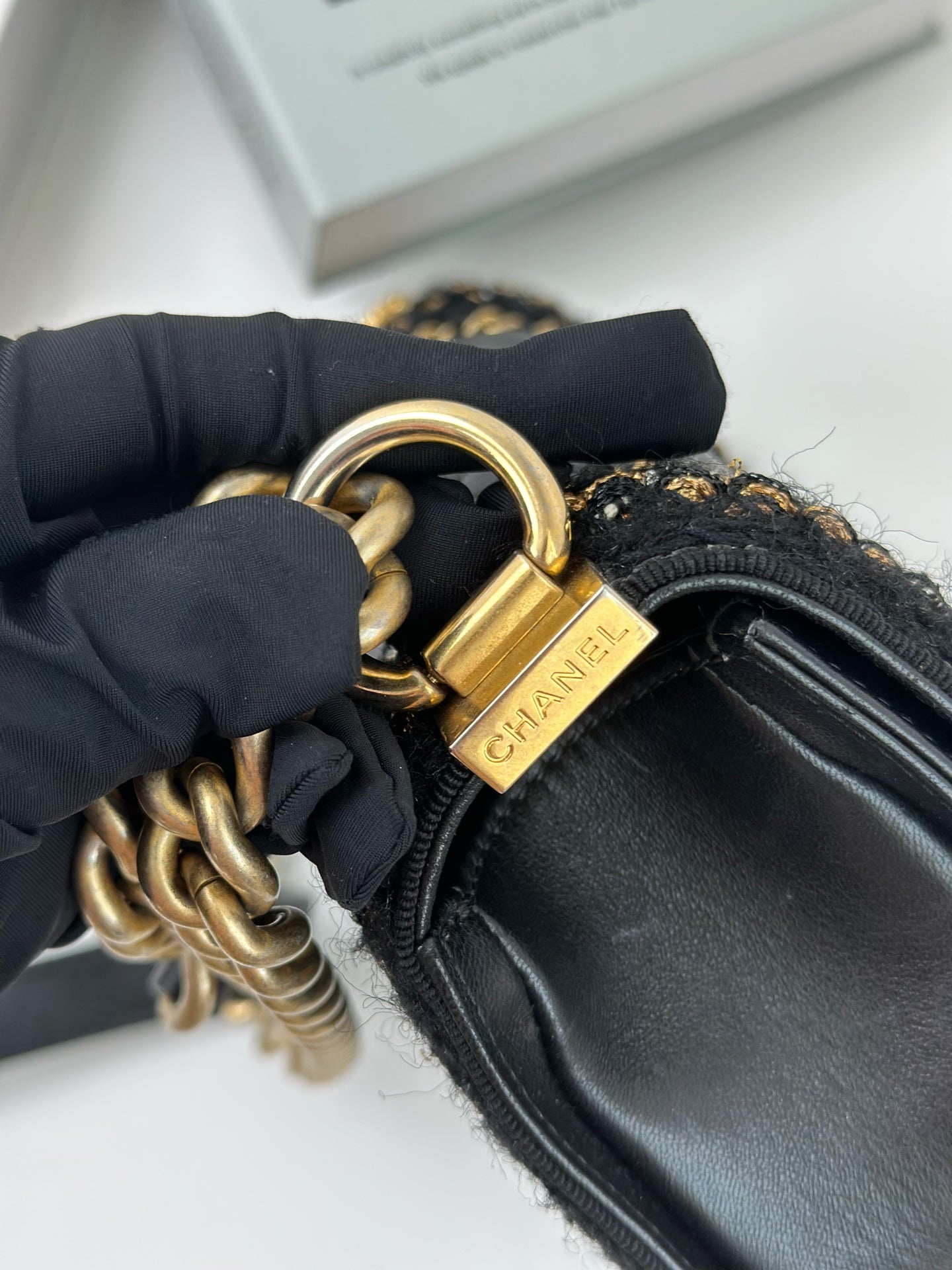 Chanel - Boy Bag - Leather - Black - (small)