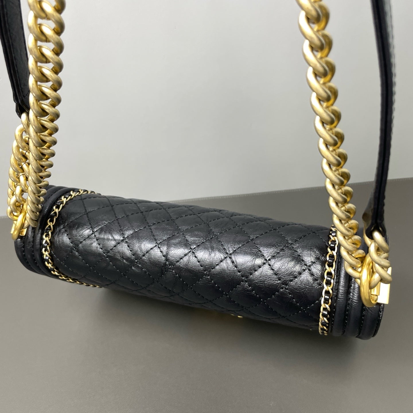 Chanel - Boy Bag - Leather - Black - (small)