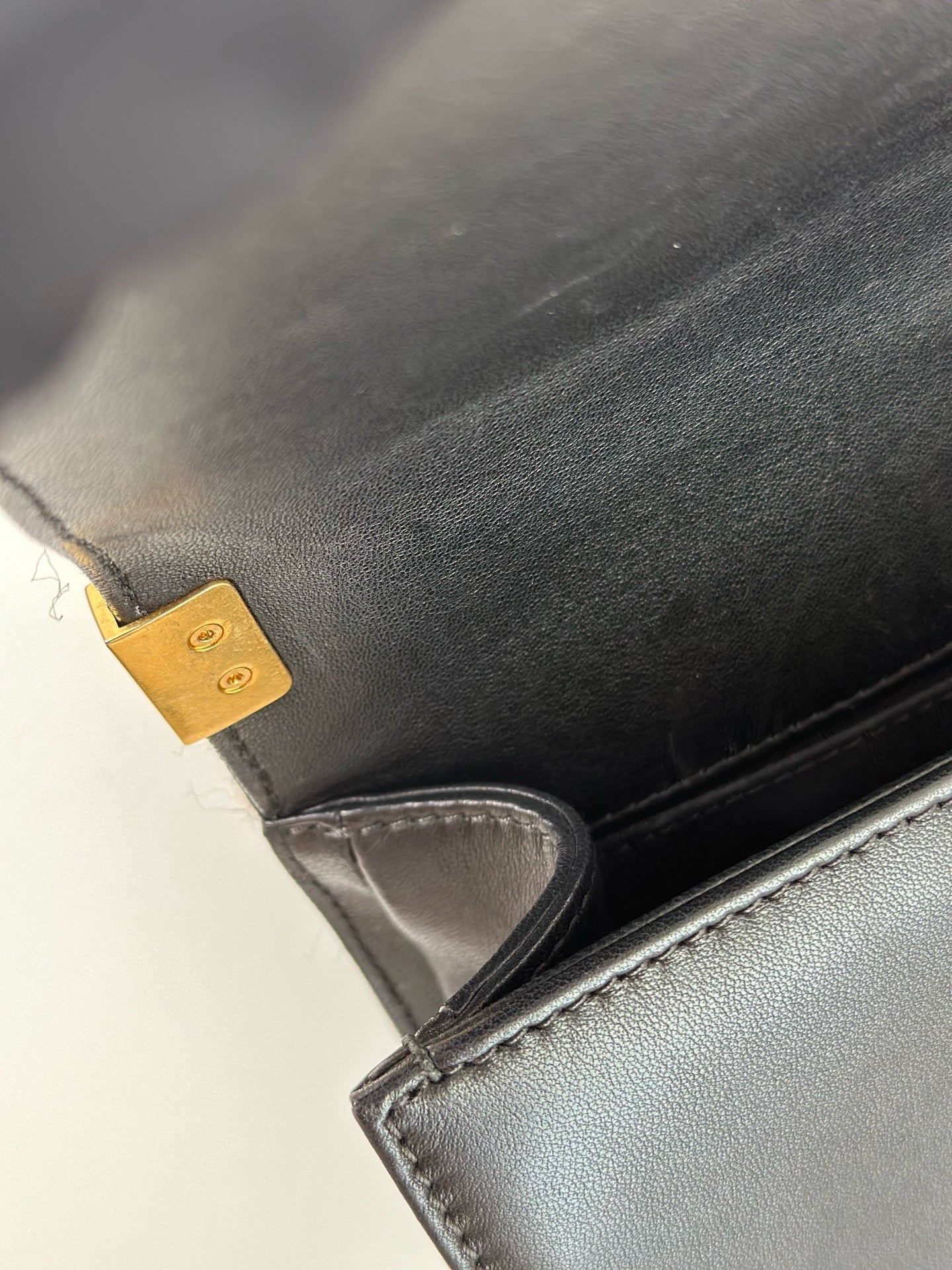 Chanel - Boy Bag - Leather - Black - (small)