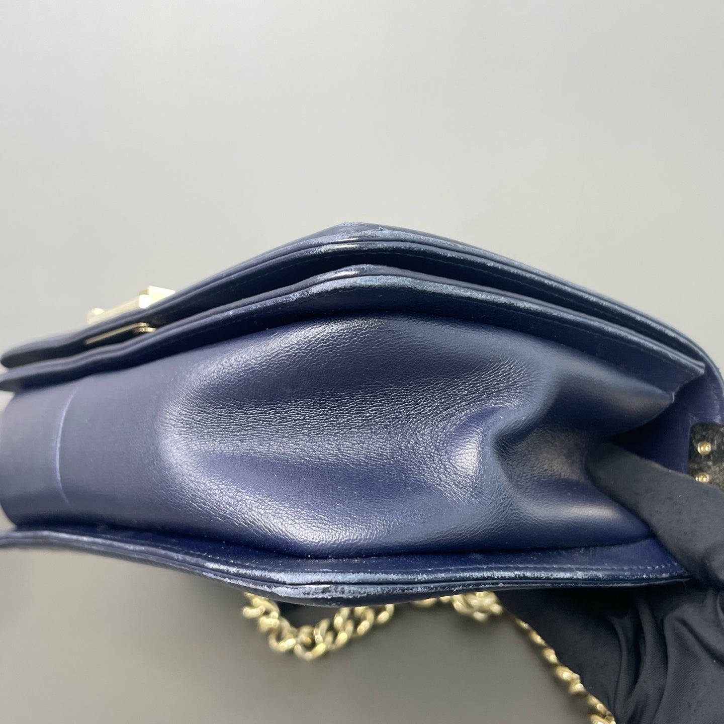 Chanel - Boy Bag - Leather - Blue - (Medium)