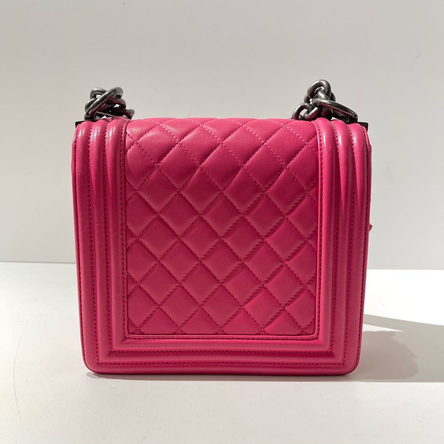 Chanel - Boy Bag - Leather - Pink - (mini)