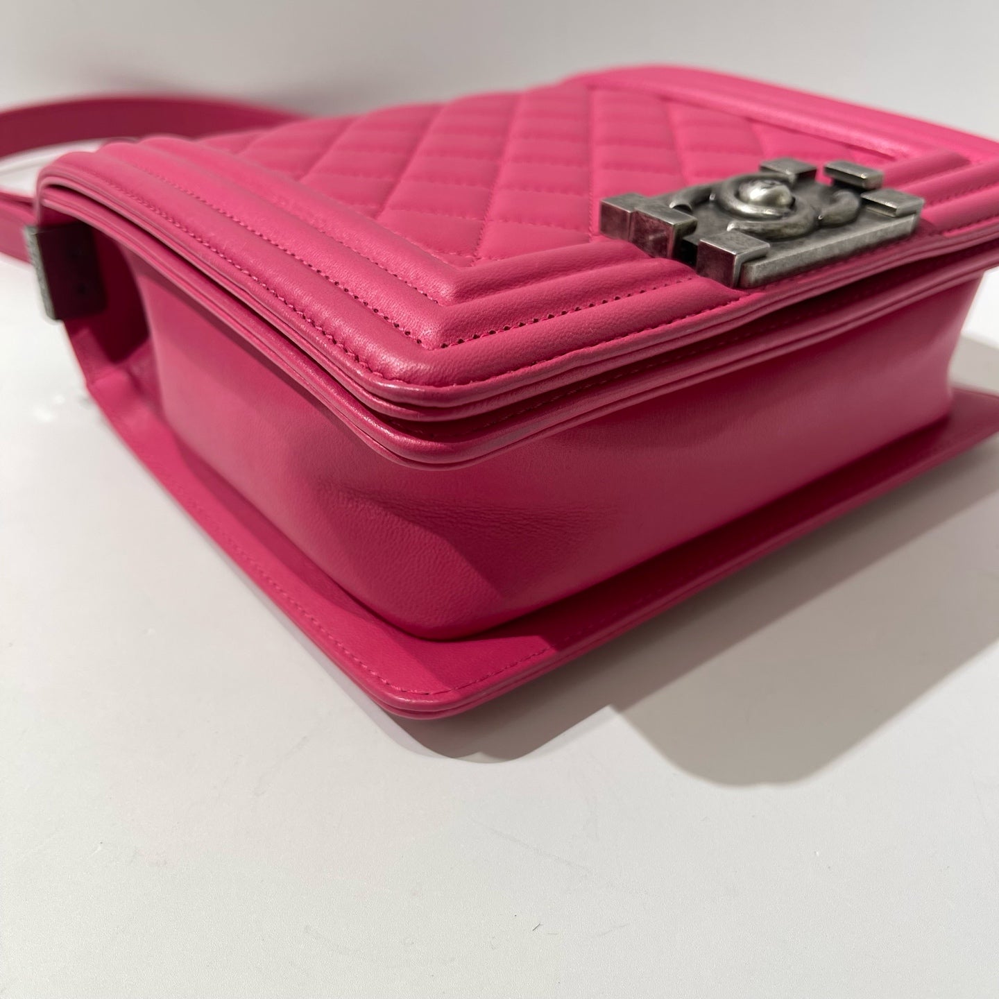 Chanel - Boy Bag - Leather - Pink - (mini)