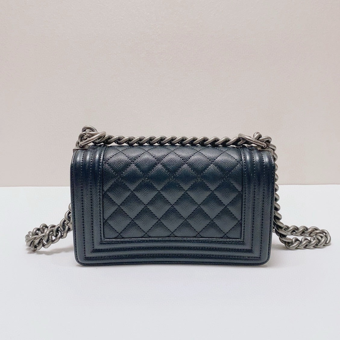 Chanel - Boy Bag Small - Caviar leather - Black - (Small)