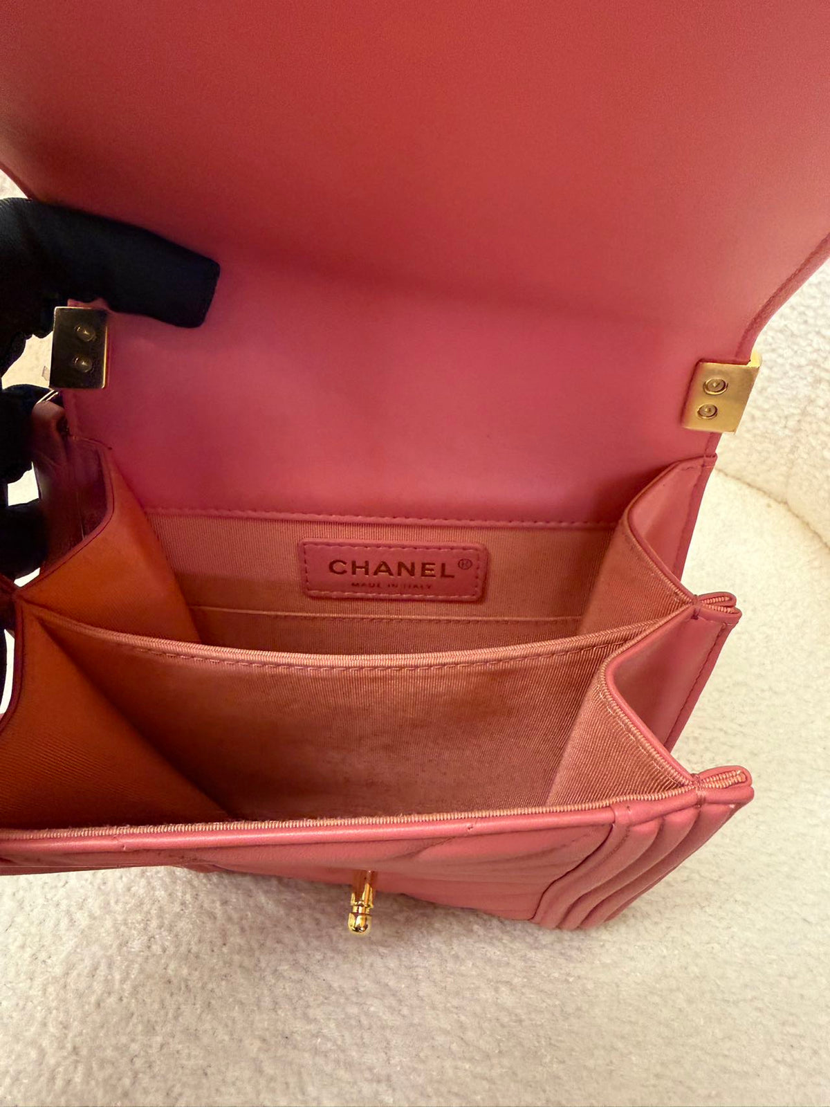 Chanel - Boy Chanel 28 - Leather - Pink - (mini)