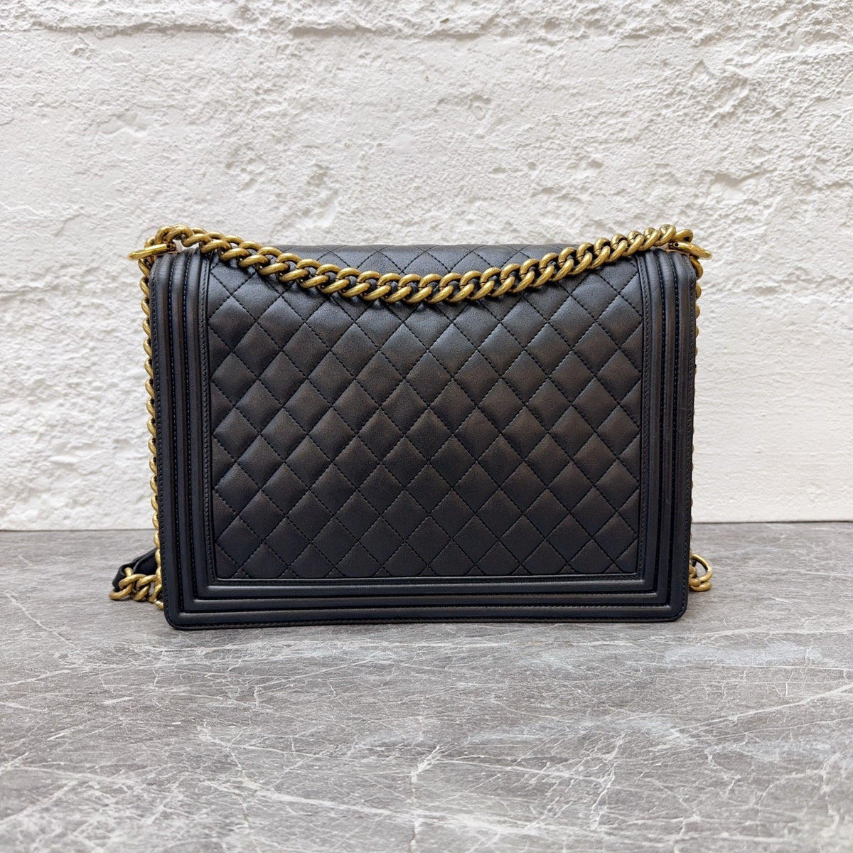 Chanel - Boy Chanel Extra Large - Leather - Black - (extra-large)
