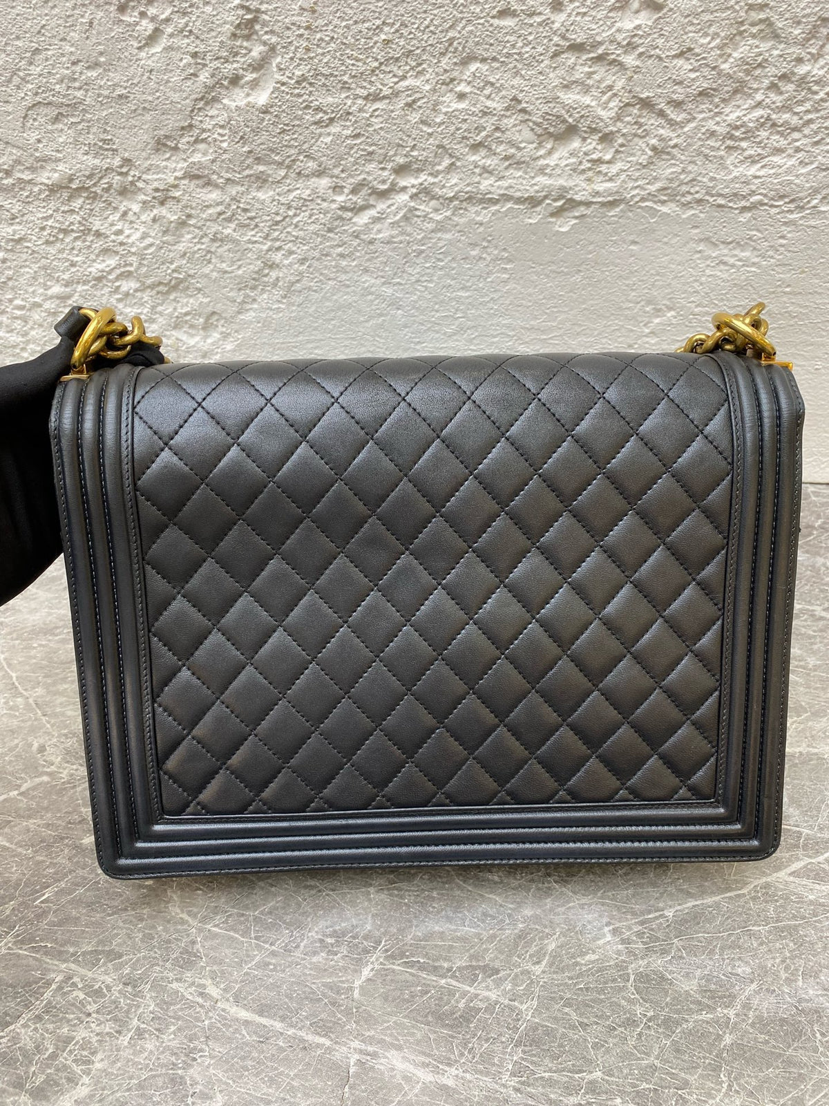 Chanel - Boy Chanel Extra Large - Leather - Black - (extra-large)