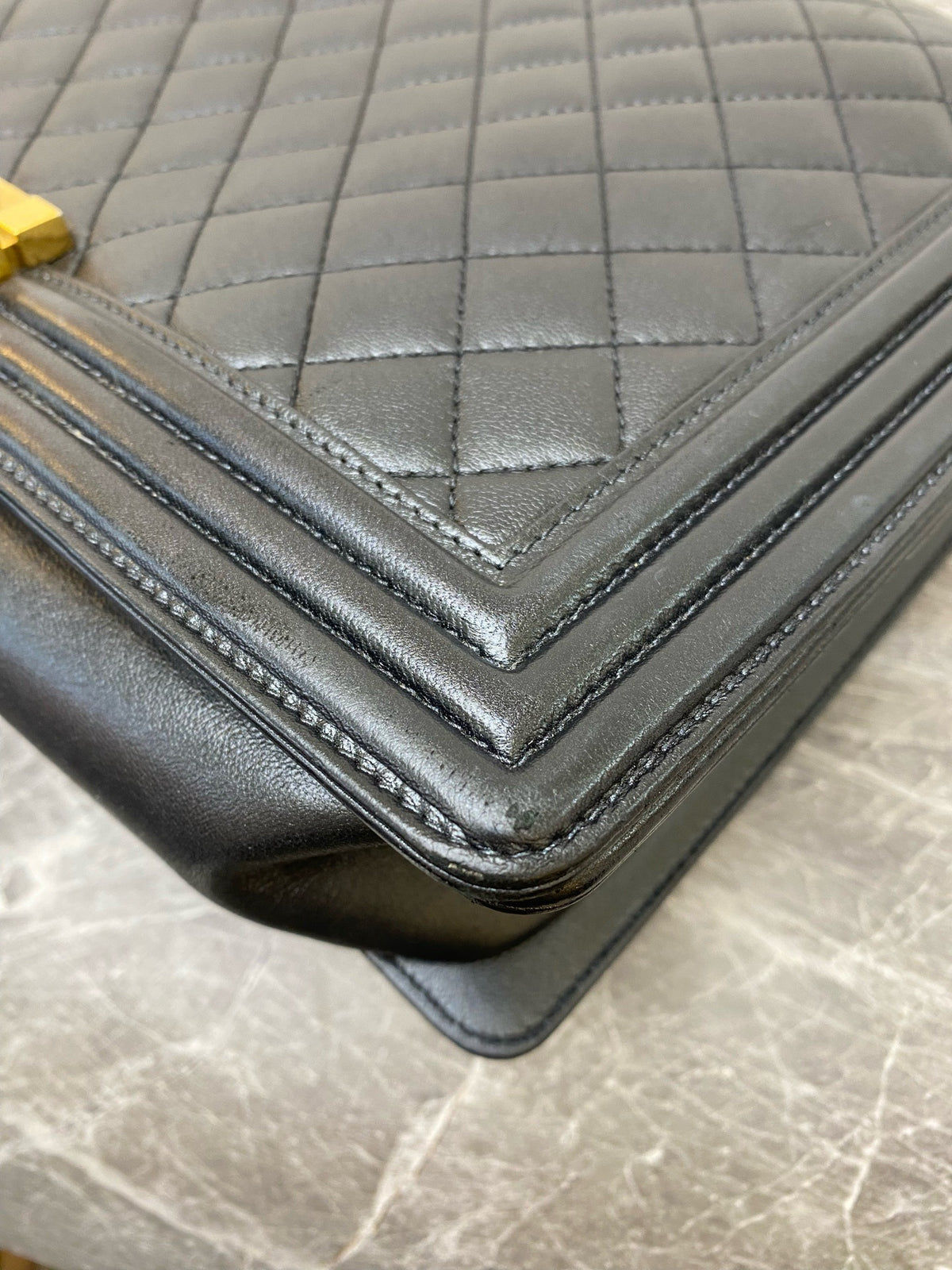 Chanel - Boy Chanel Extra Large - Leather - Black - (extra-large)