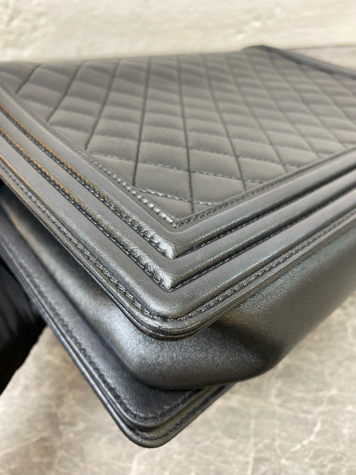 Chanel - Boy Chanel Extra Large - Leather - Black - (extra-large)