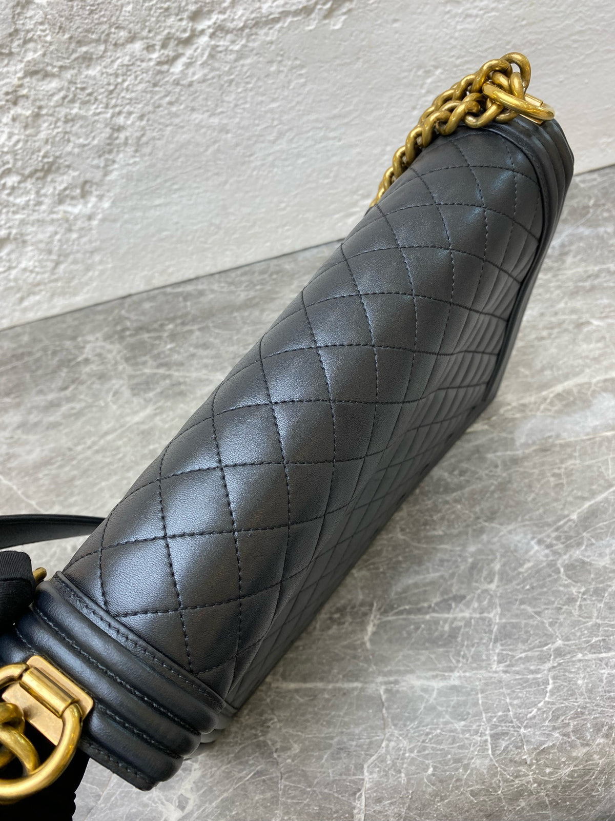 Chanel - Boy Chanel Extra Large - Leather - Black - (extra-large)
