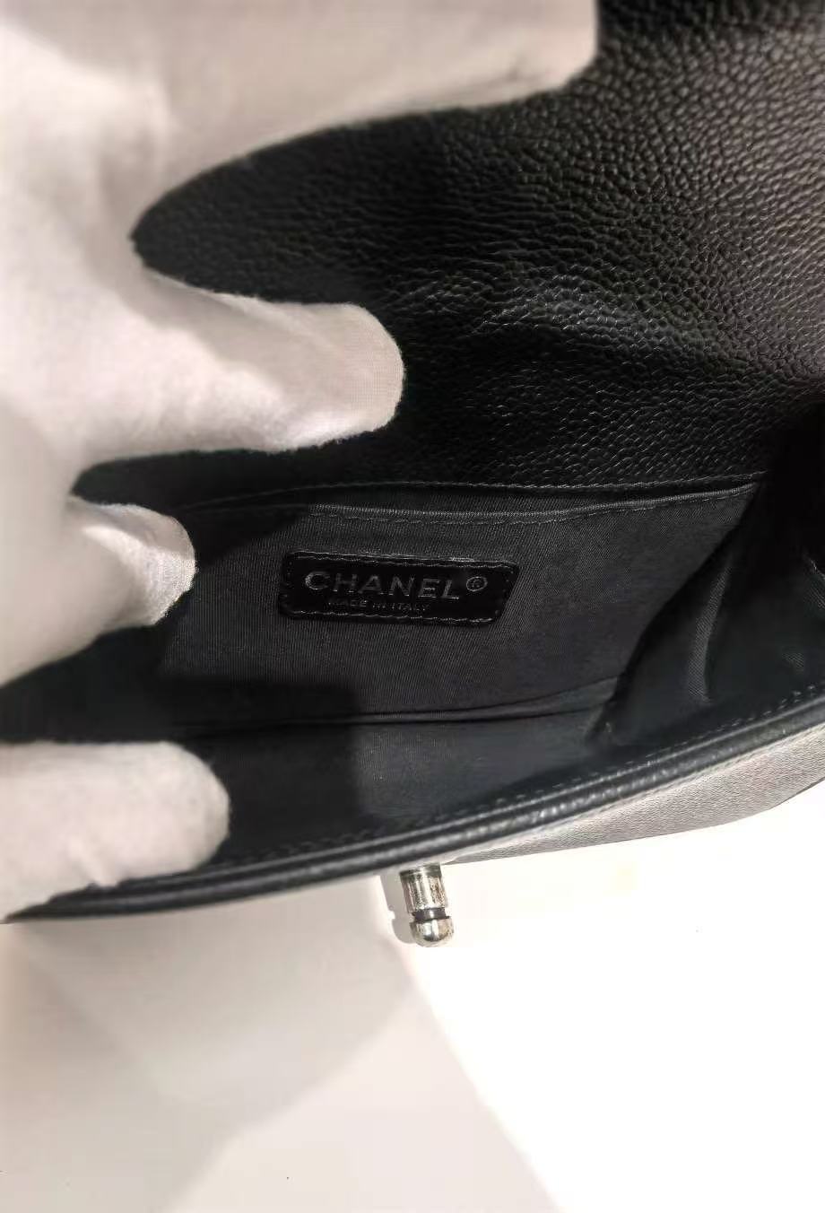 Chanel - Boy Chanel - Grained calfskin leather - Black - (Small)
