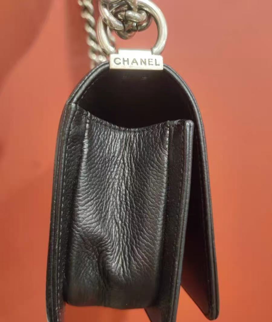 Chanel - Boy Chanel - Grained calfskin leather - Black - (Small)