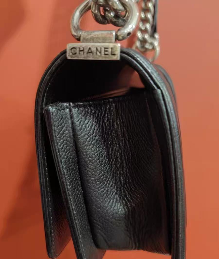 Chanel - Boy Chanel - Grained calfskin leather - Black - (Small)