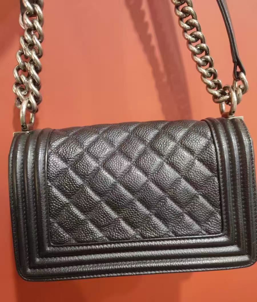 Chanel - Boy Chanel - Grained calfskin leather - Black - (Small)
