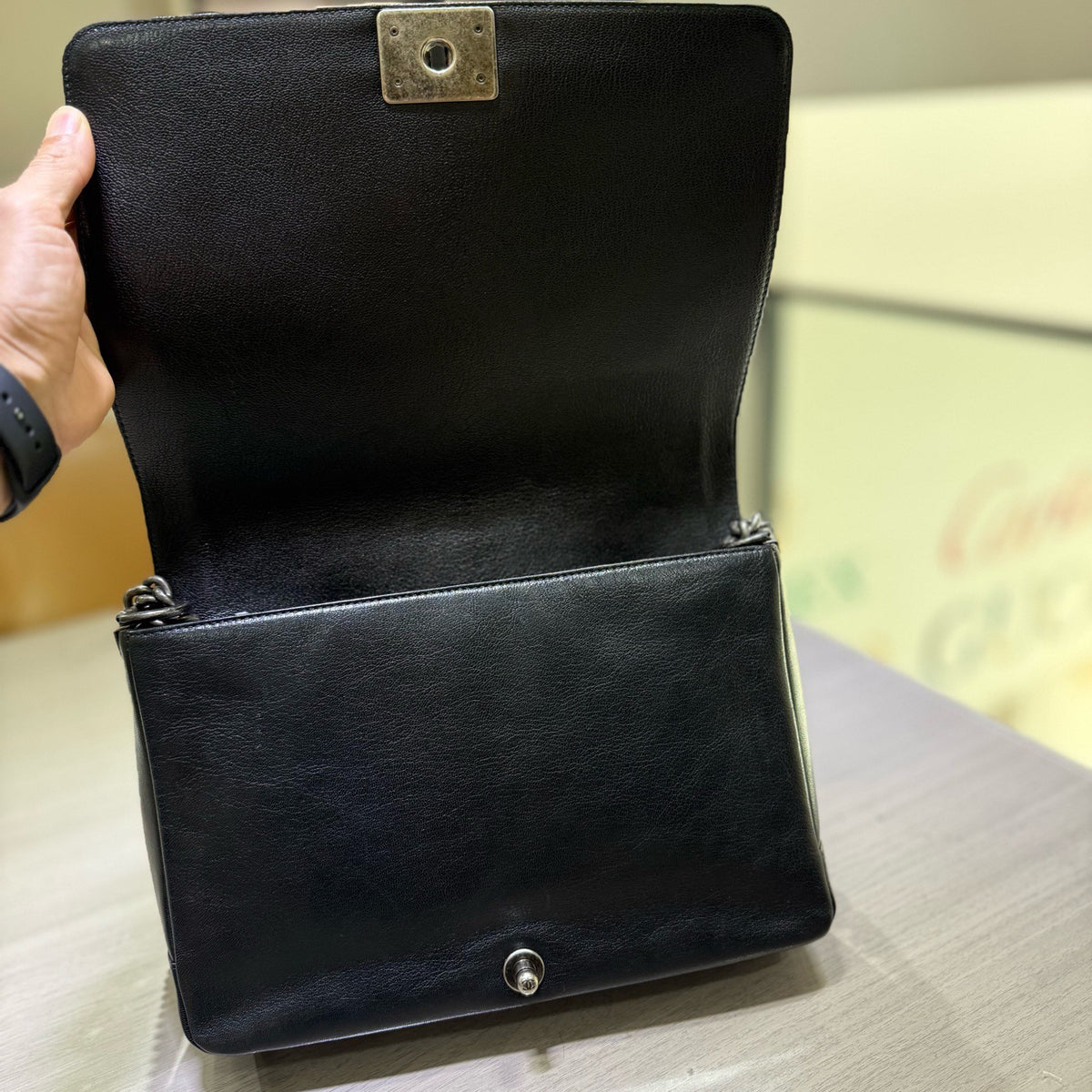 Chanel - Boy Chanel Large - Leather - Multicolour - (large)