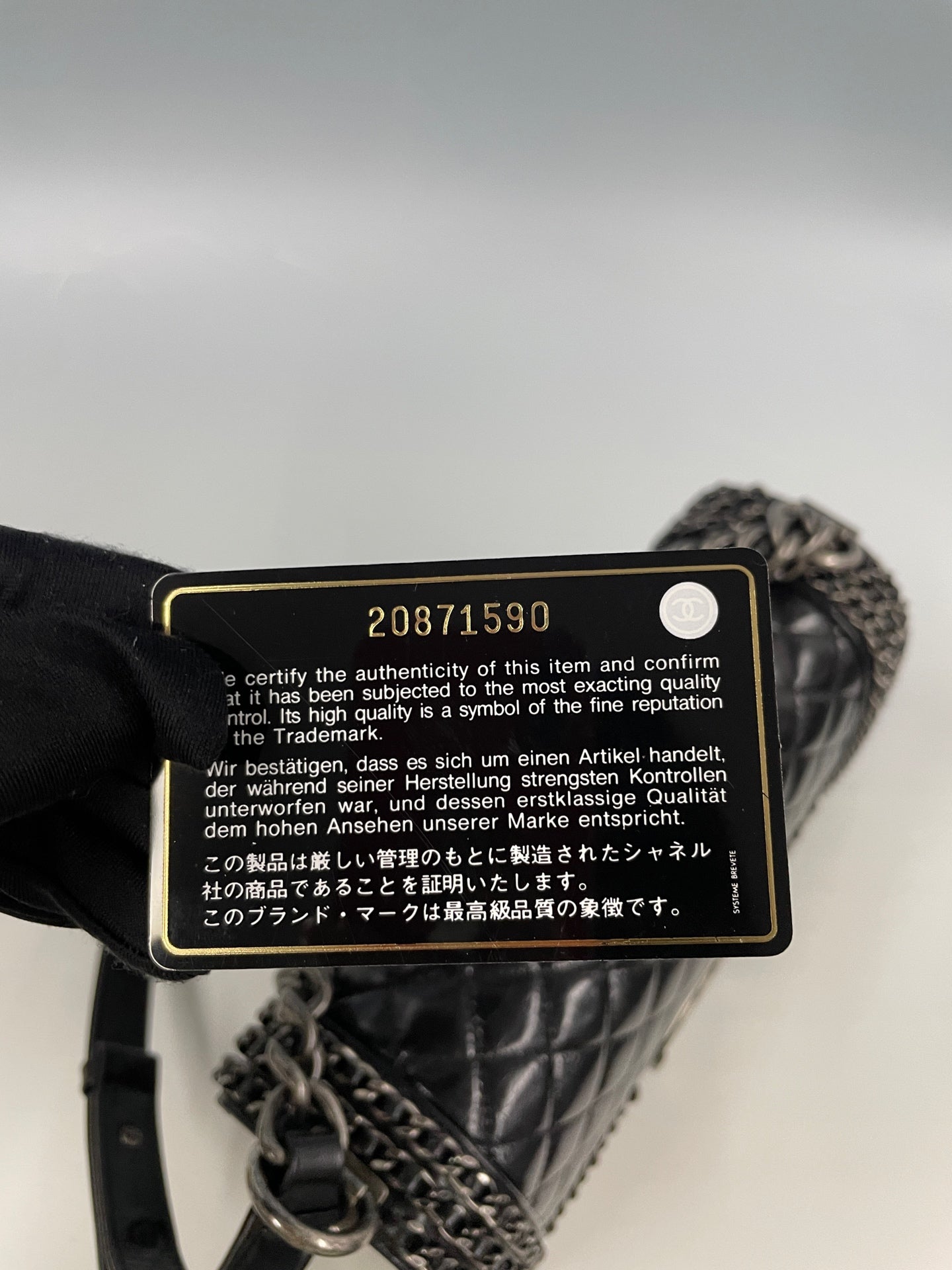 Chanel - Boy Chanel - Leather - Black - (Medium)