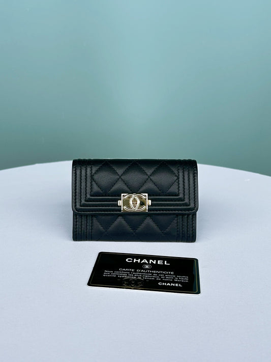 Chanel - Boy Chanel - Leather - Black - (mini)