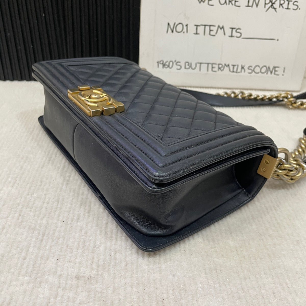 Chanel - Boy Chanel Medium - Leather - Black - (medium)