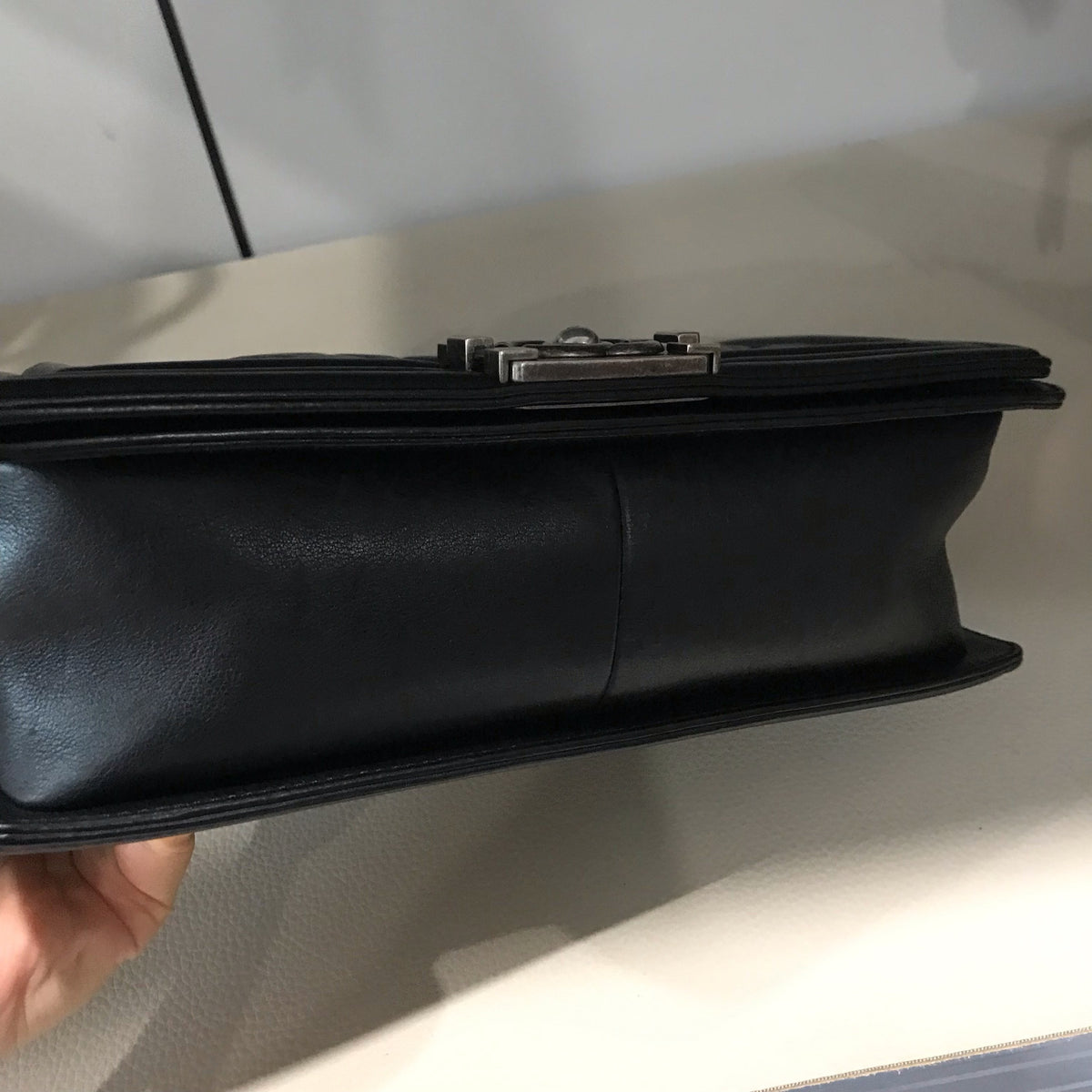 Chanel - Boy Chanel Medium - Leather - Black - (medium)