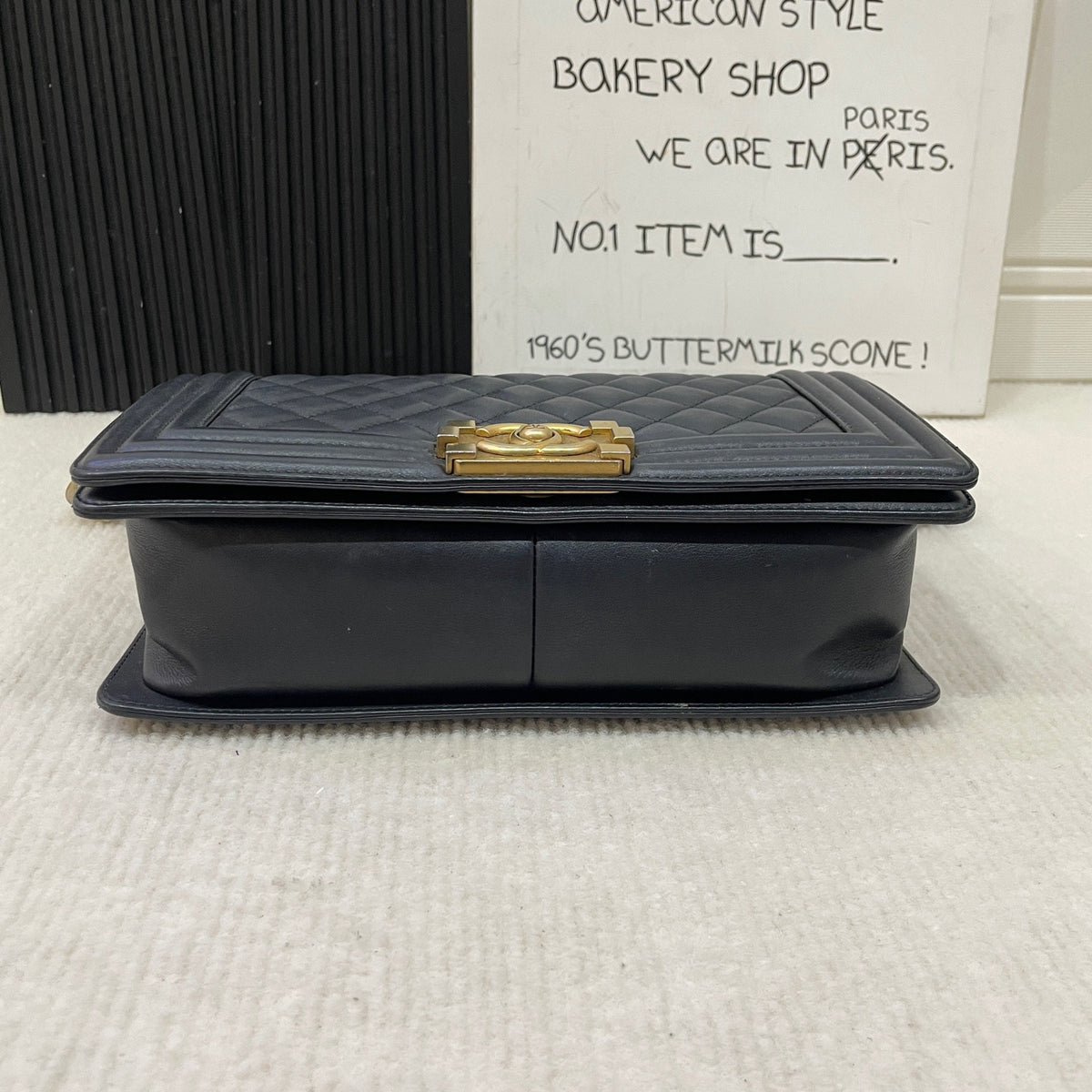 Chanel - Boy Chanel Medium - Leather - Black - (medium)