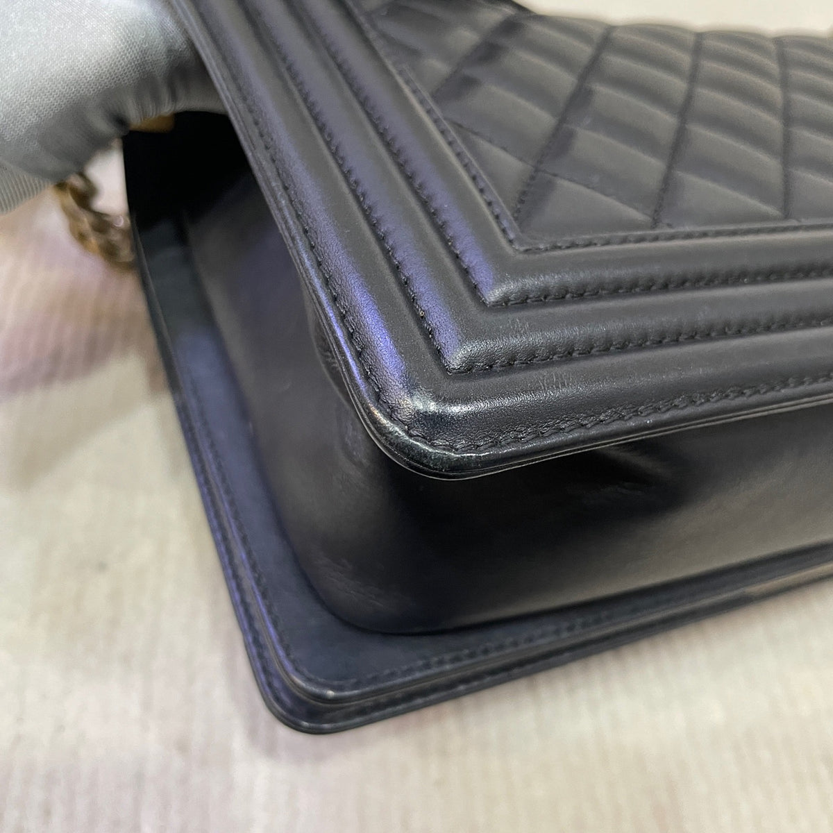 Chanel - Boy Chanel Medium - Leather - Black - (medium)