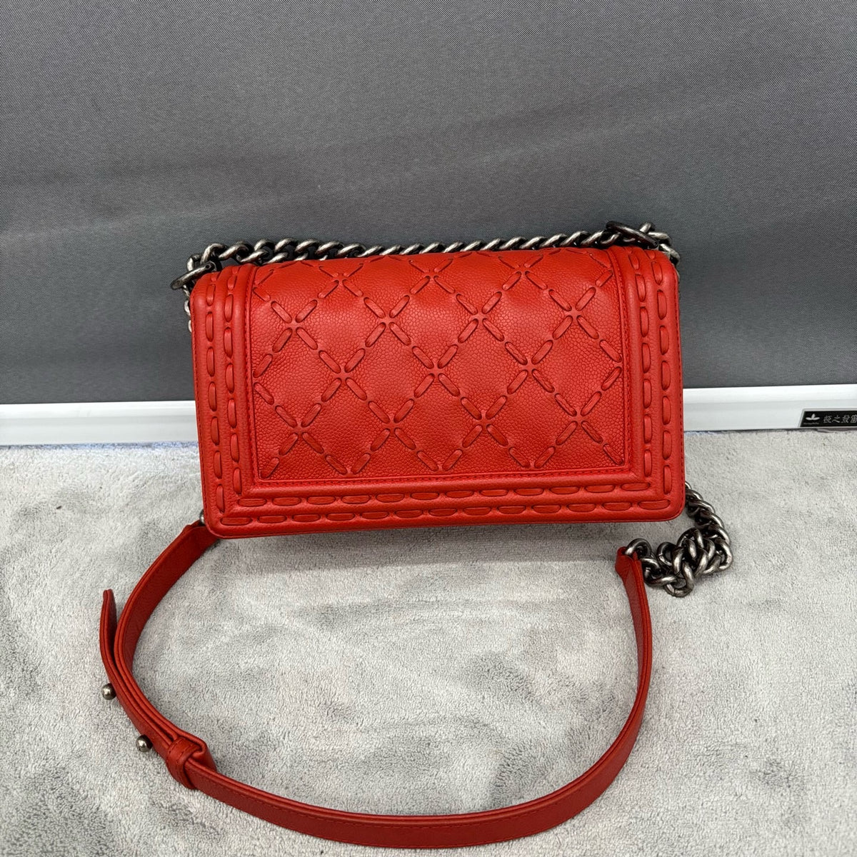 Chanel - Boy Chanel Medium - Leather - Orange - (medium)