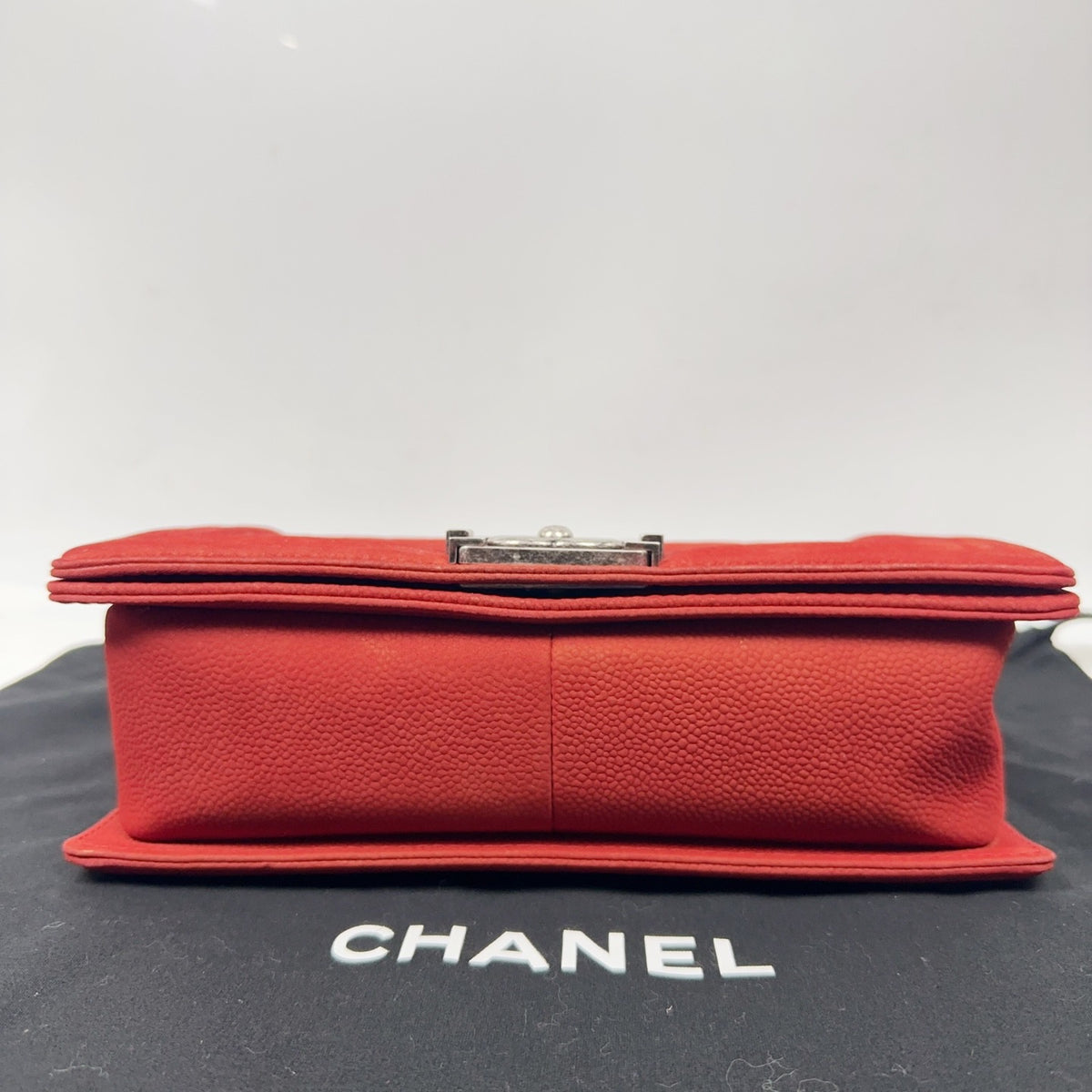 Chanel - Boy Chanel Medium - Leather - Orange - (medium)