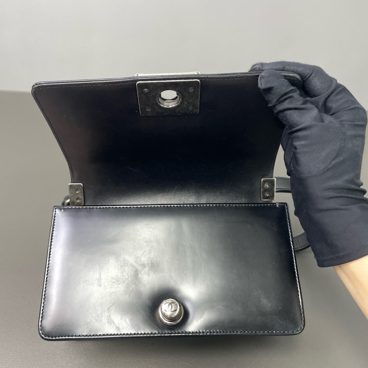 Chanel - Boy Chanel - Patent leather - Black - (Small)