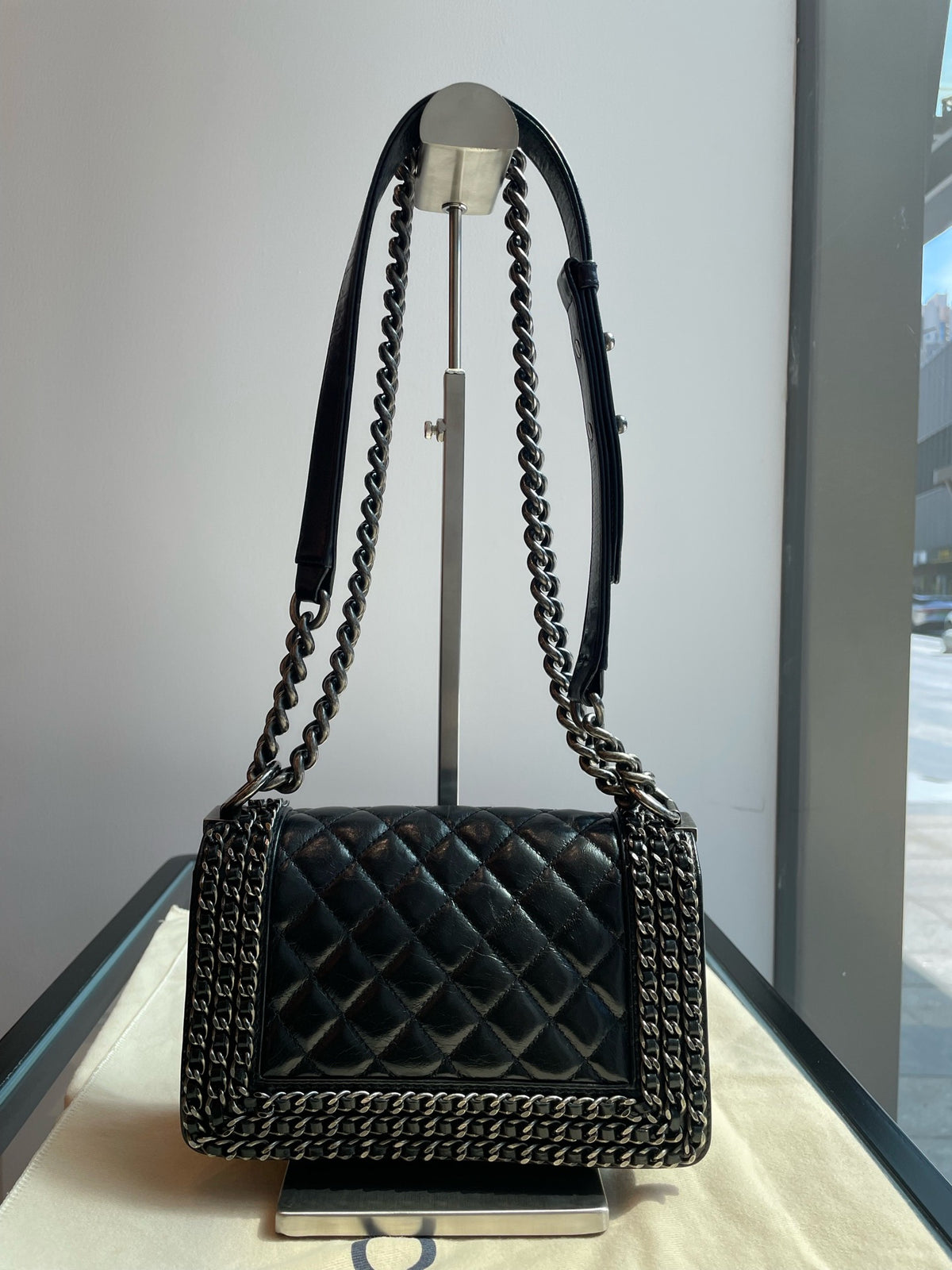 Chanel - Boy Chanel Small - Leather - Black - (small)