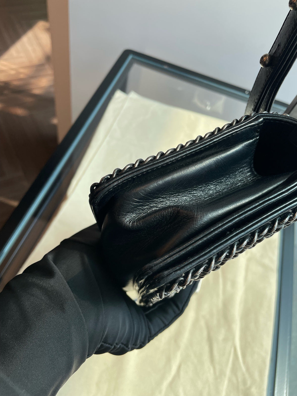 Chanel - Boy Chanel Small - Leather - Black - (small)