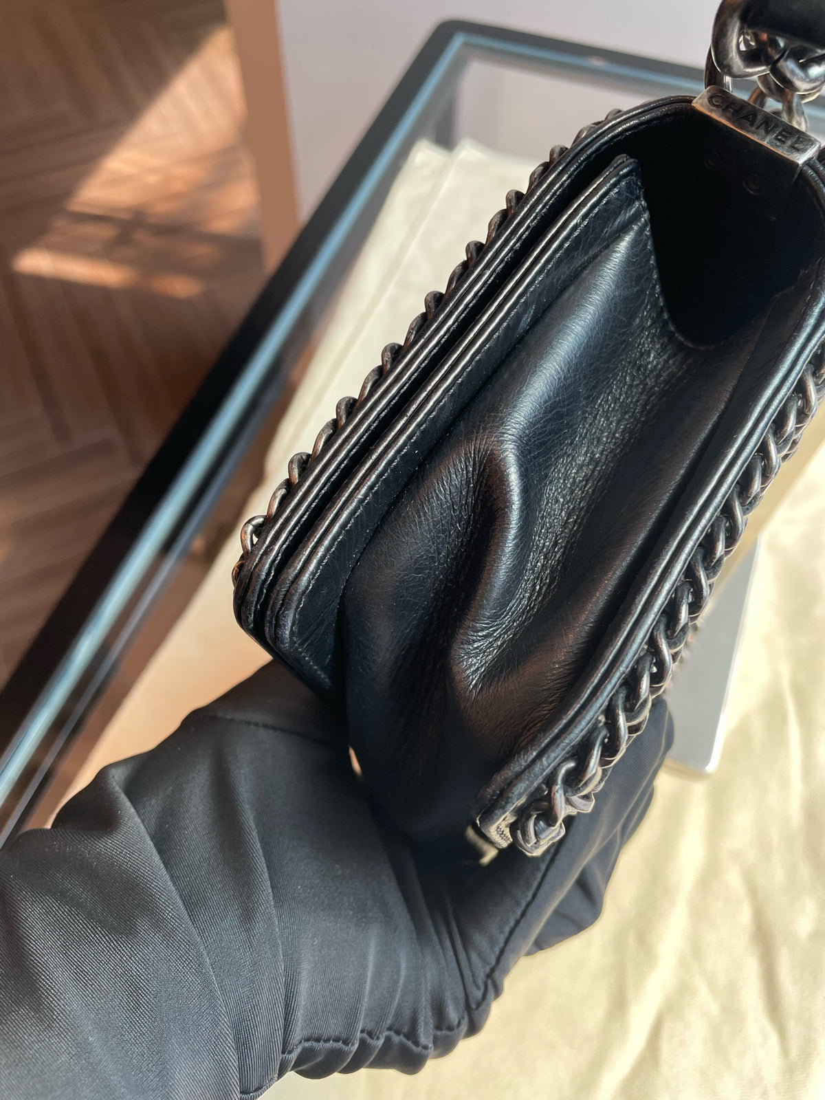 Chanel - Boy Chanel Small - Leather - Black - (small)