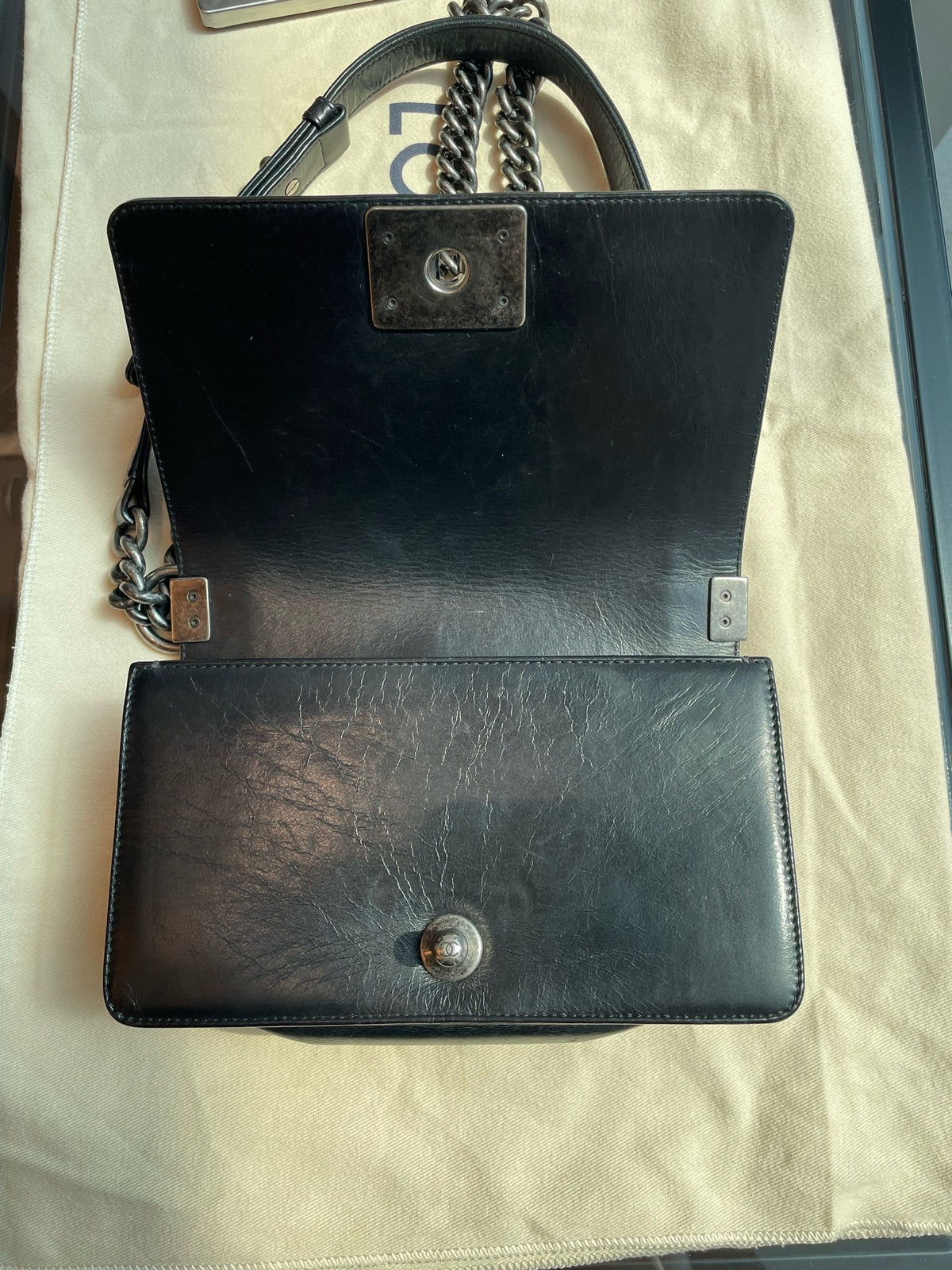 Chanel - Boy Chanel Small - Leather - Black - (small)