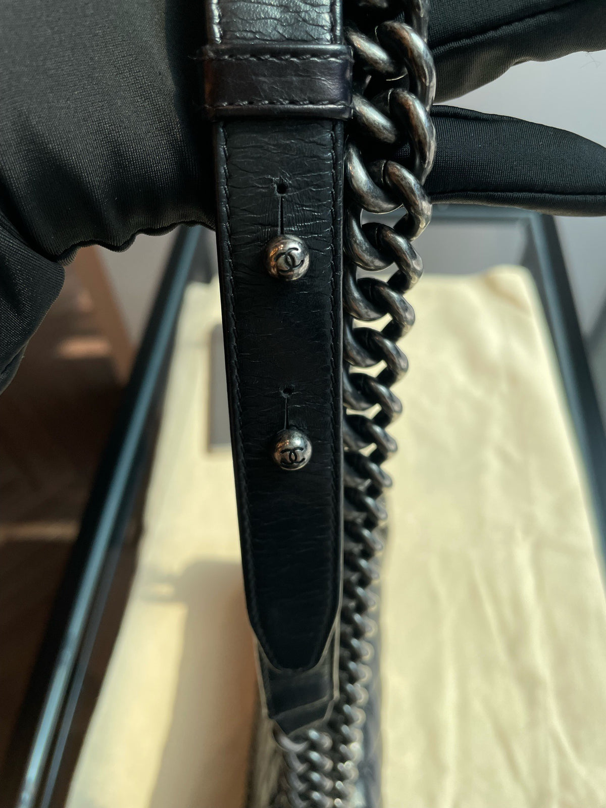 Chanel - Boy Chanel Small - Leather - Black - (small)