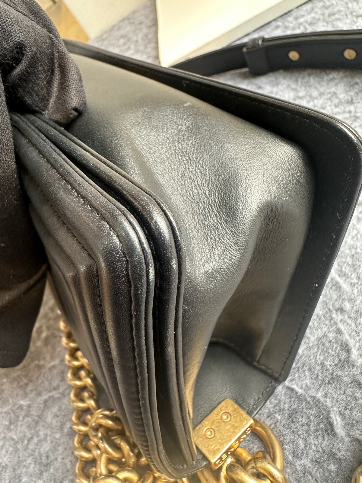 Chanel - Boy Chanel Small - Leather - Black - (Small)