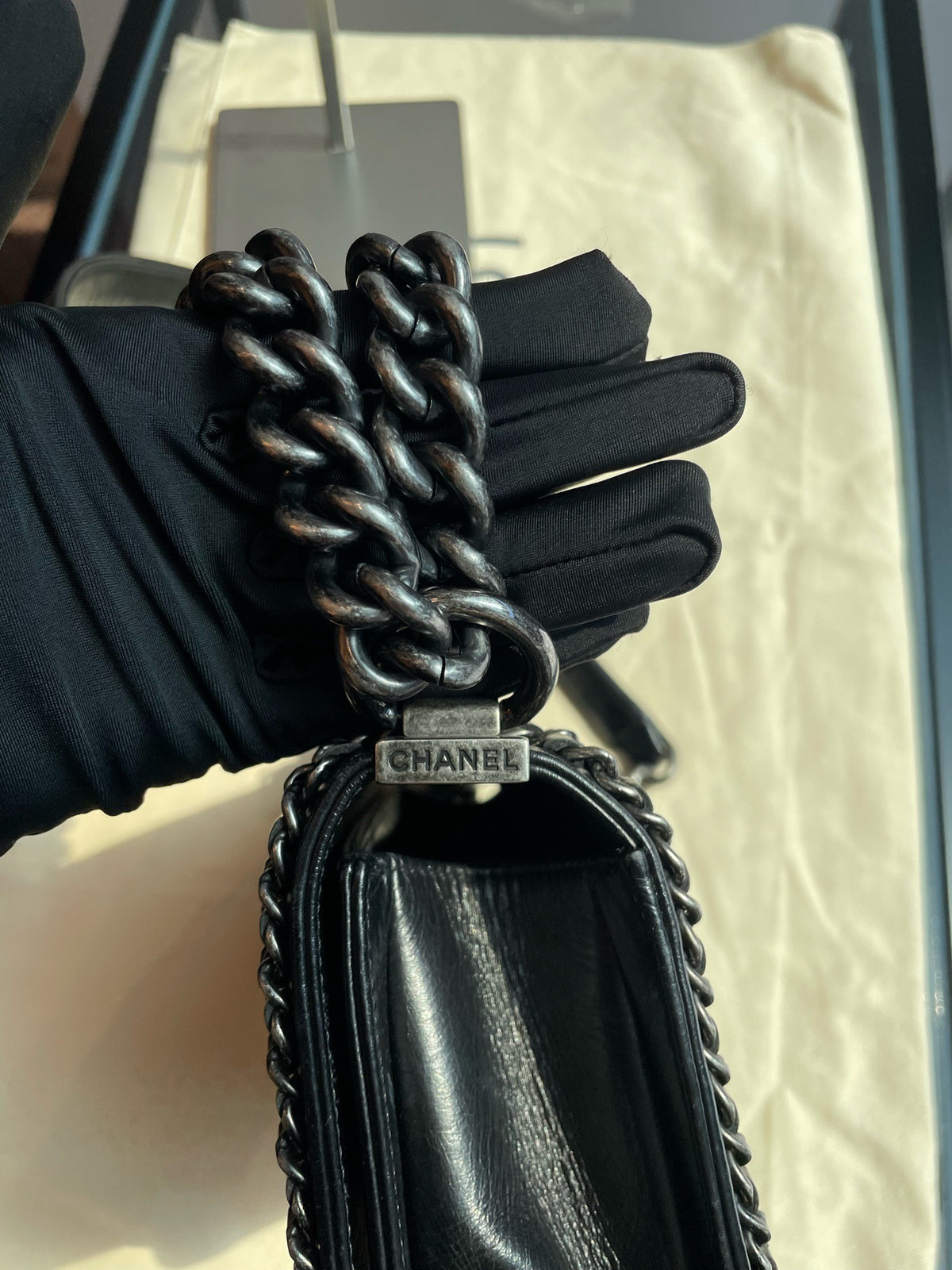 Chanel - Boy Chanel Small - Leather - Black - (small)