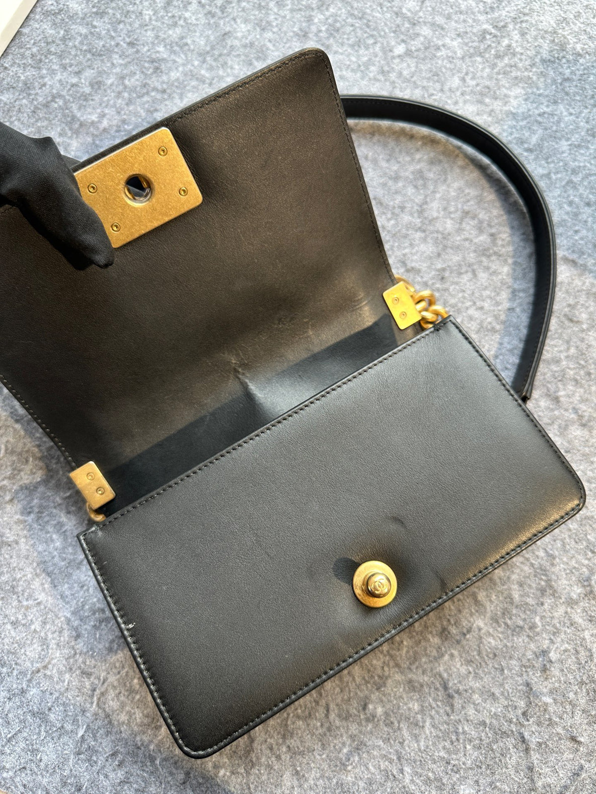Chanel - Boy Chanel Small - Leather - Black - (Small)