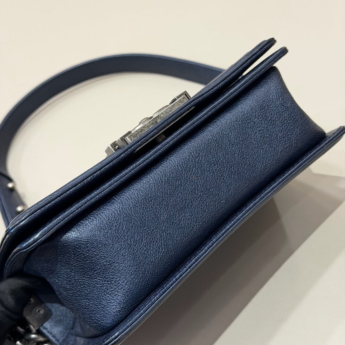 Chanel - Boy Chanel Small - Leather - Blue - (Small)