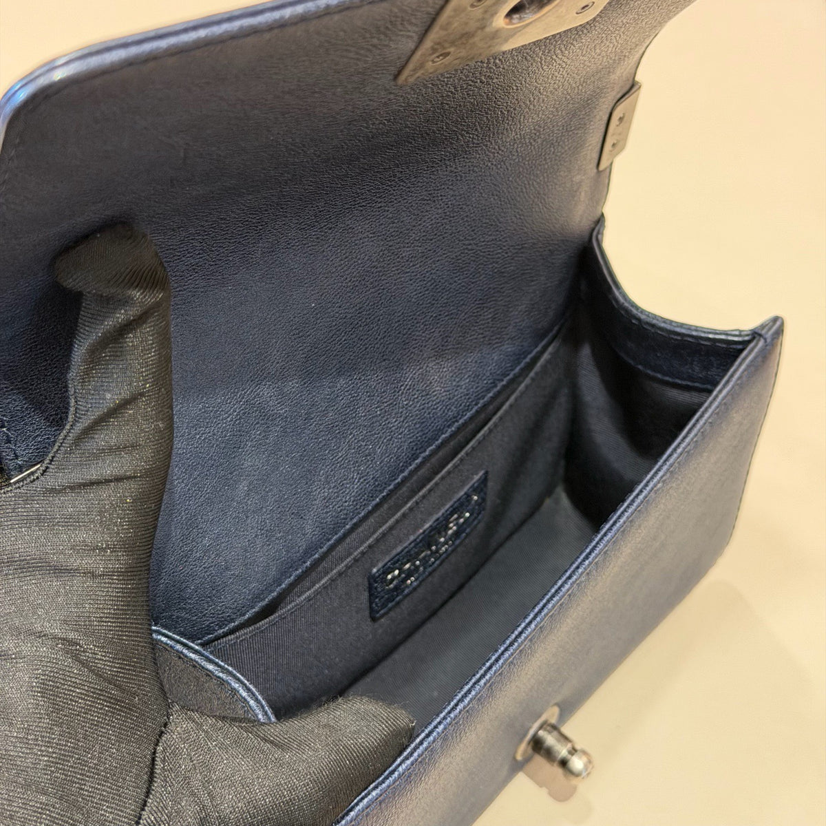 Chanel - Boy Chanel Small - Leather - Blue - (Small)