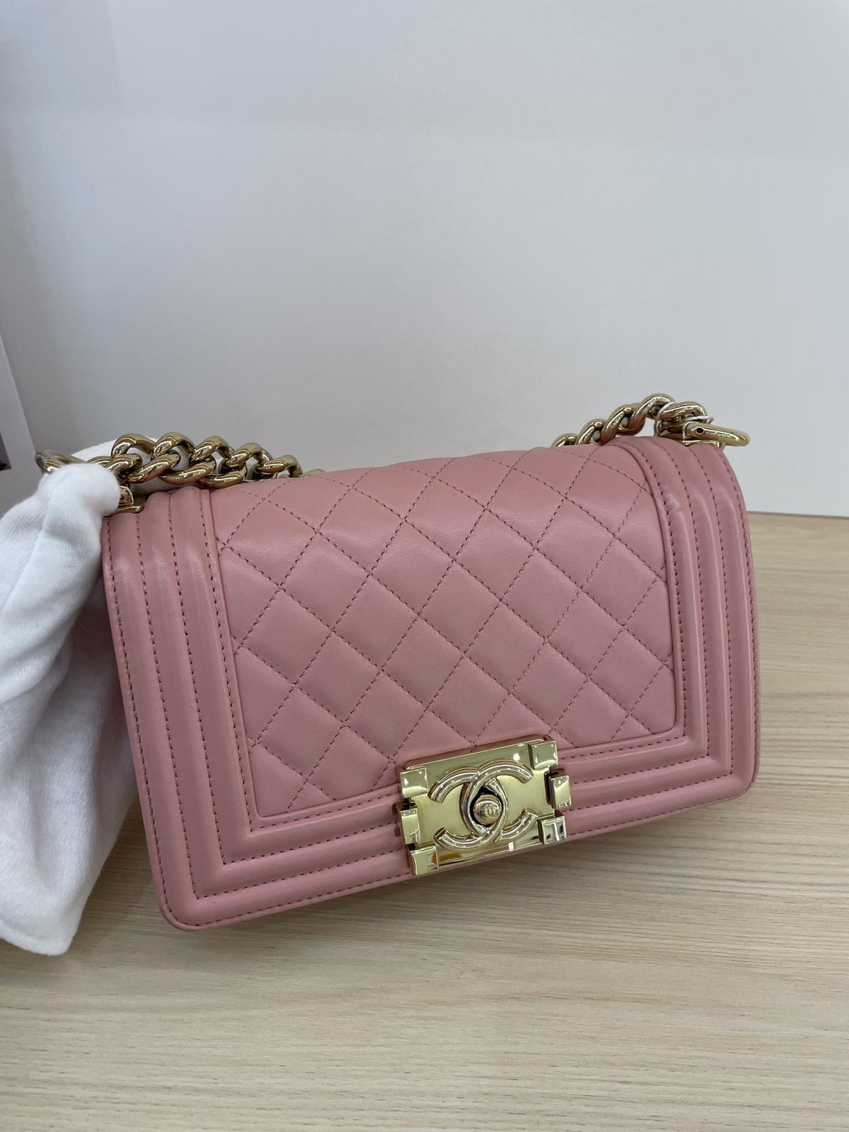 Chanel - Boy Chanel Small - Leather - Pink - (small)