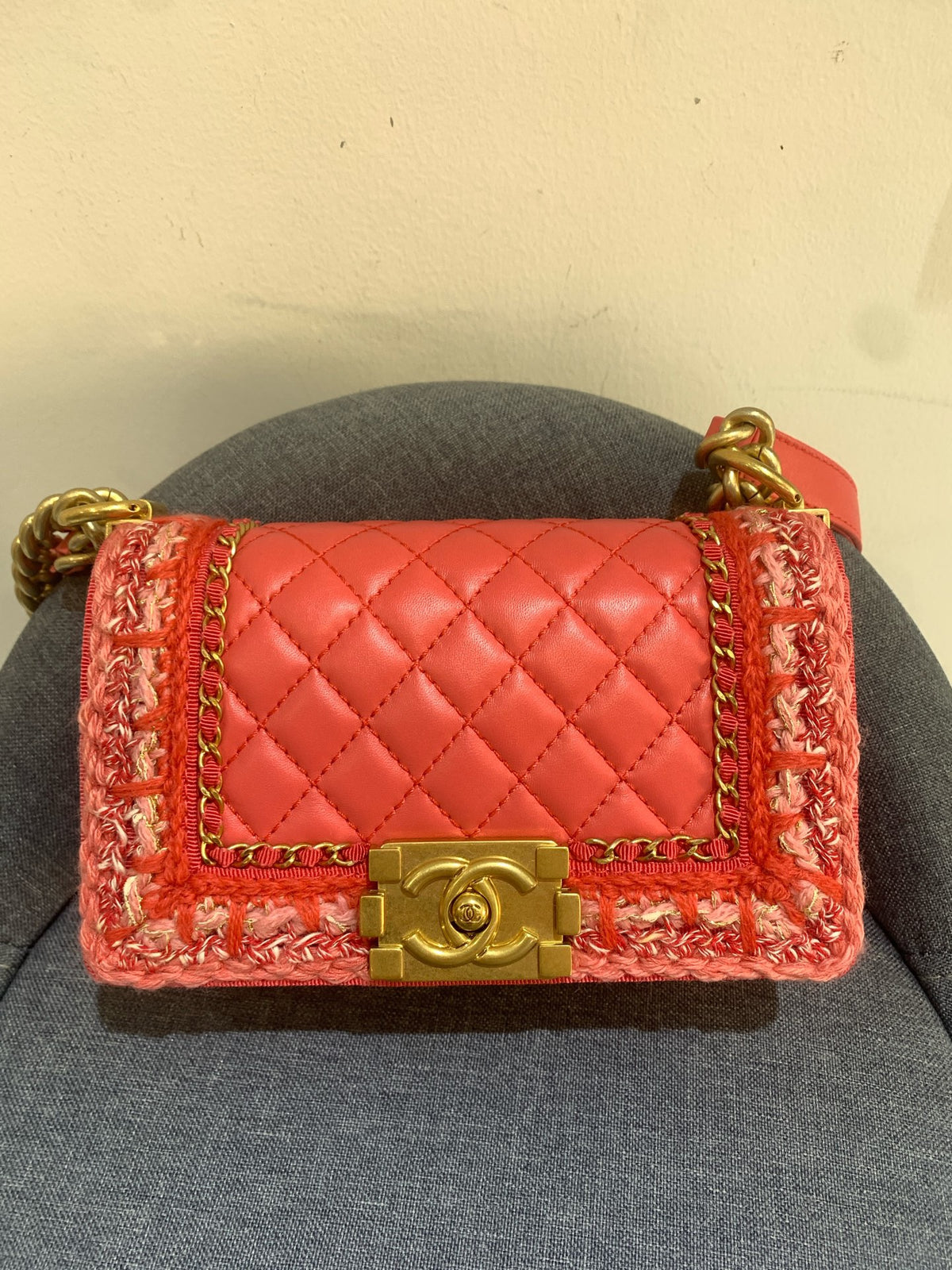 Chanel - Boy Chanel Small - Leather - Pink - (Small)
