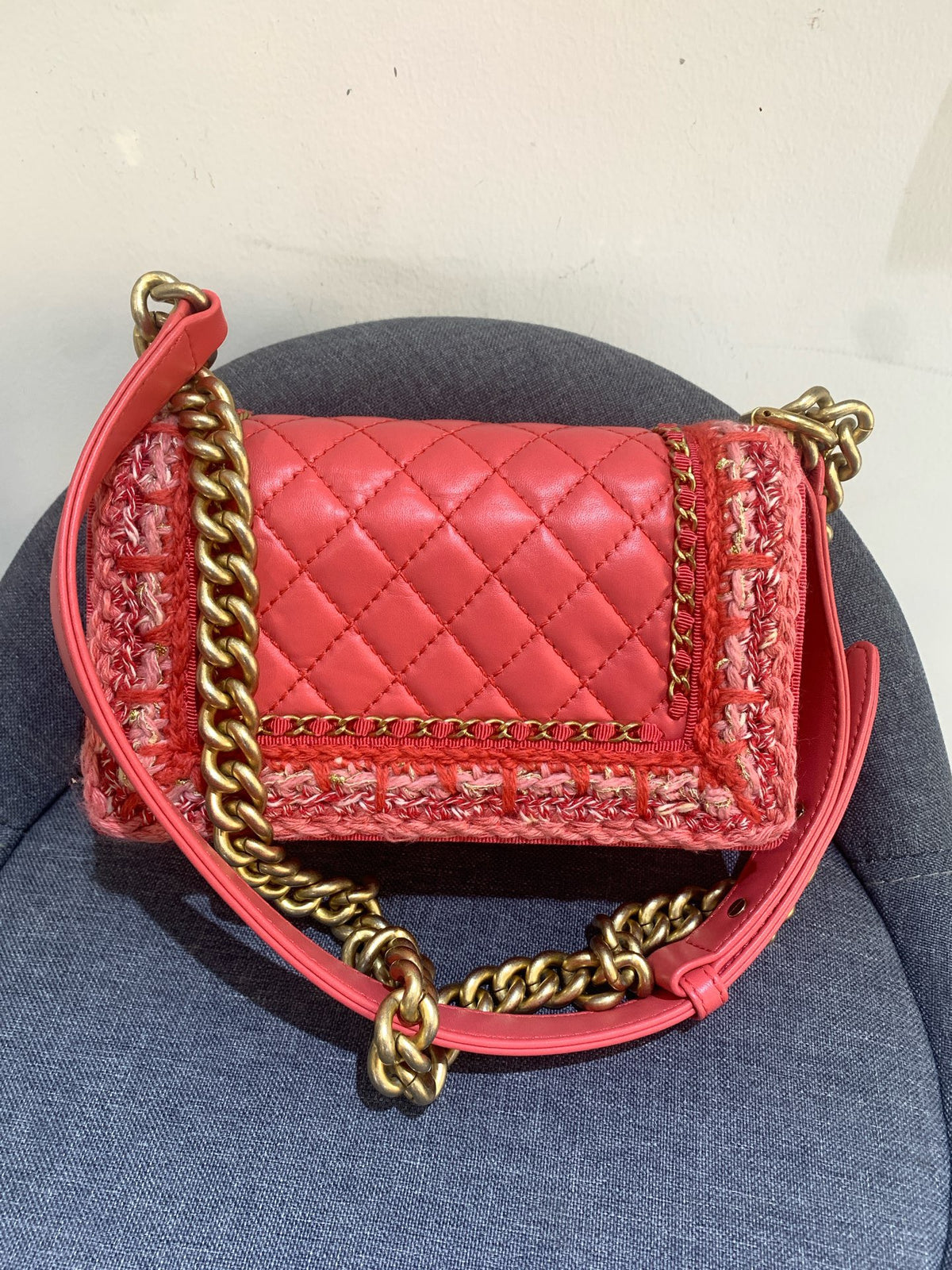 Chanel - Boy Chanel Small - Leather - Pink - (Small)